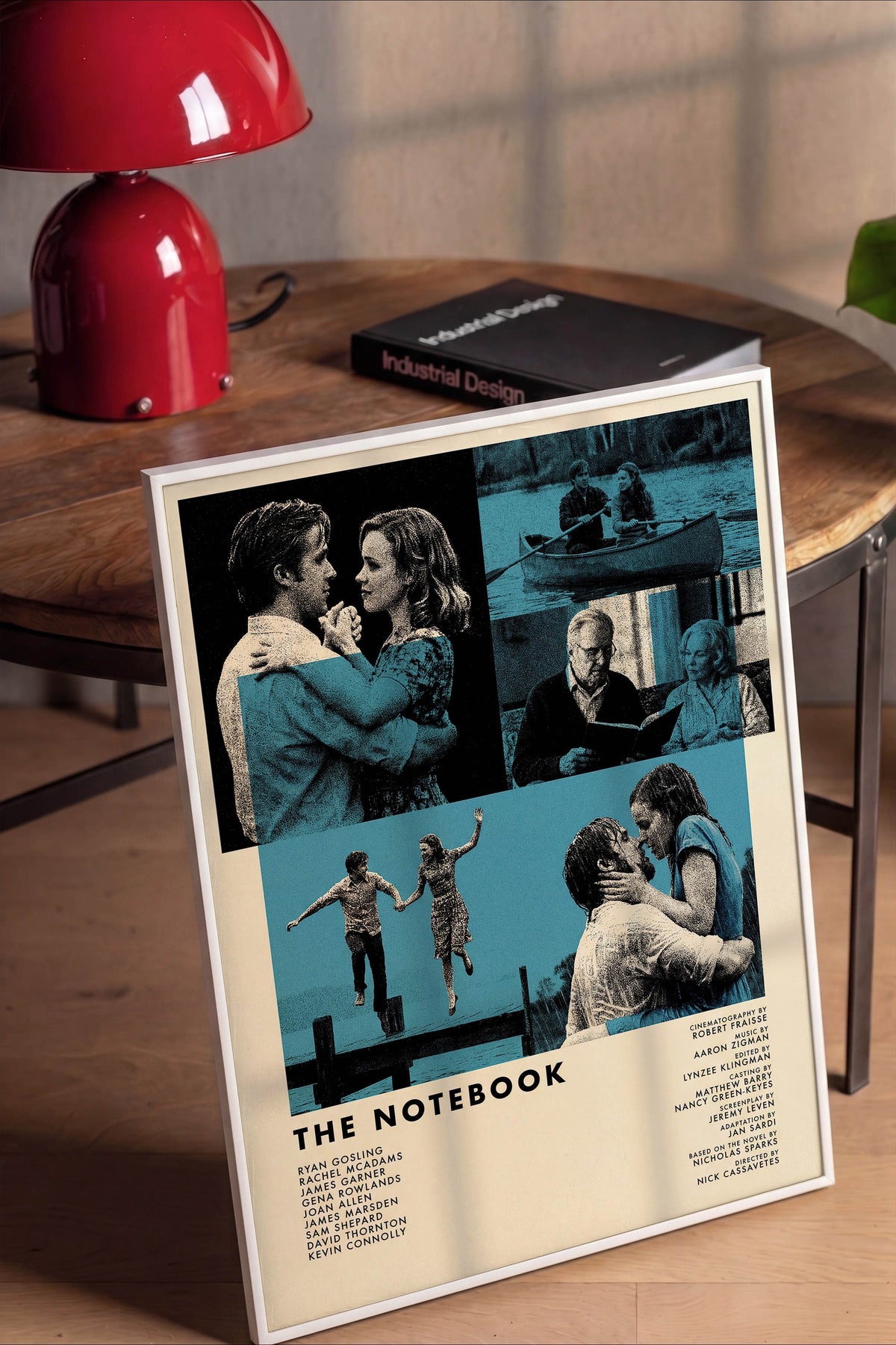 The Notebook Beyaz Çerçeveli Poster, Sinema ve Dizi Tablo, Film Dizi Afişleri NO:112825