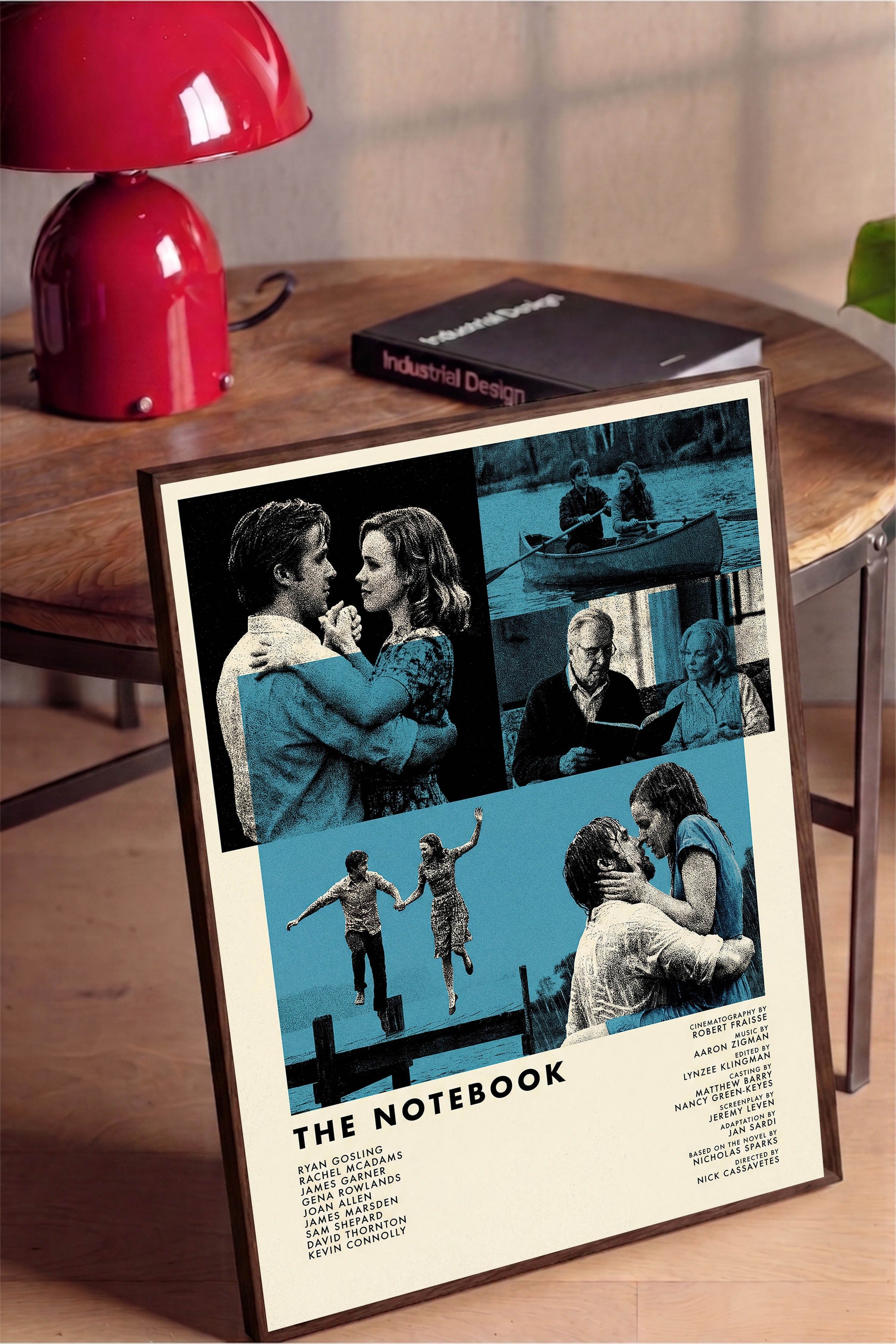 The Notebook Kahverengi Çerçeveli Poster, Sinema ve Dizi Tablo, Film Dizi Afişleri NO:112825