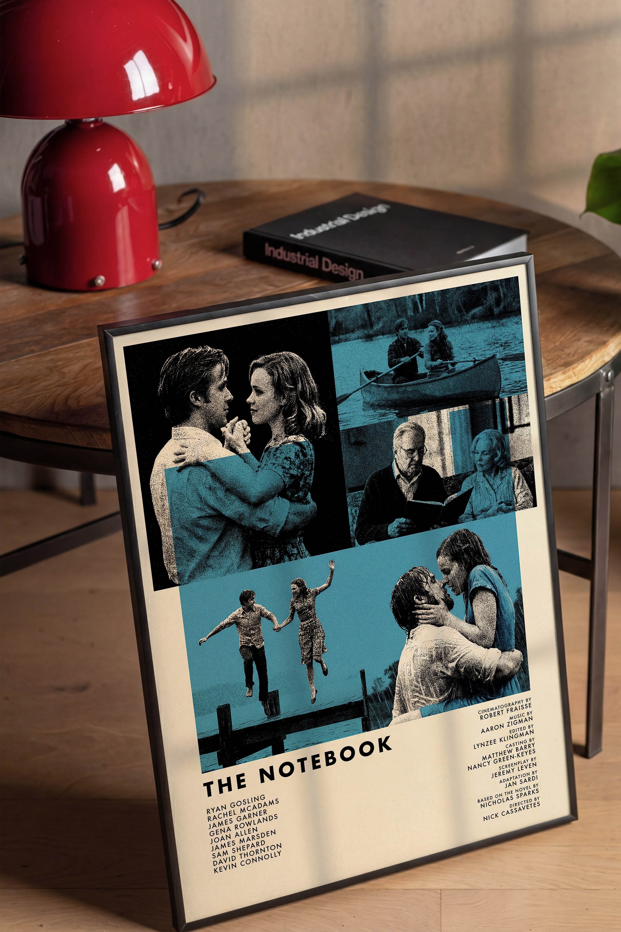 The Notebook Siyah Çerçeveli Poster, Sinema ve Dizi Tablo, Film Dizi Afişleri NO:112825