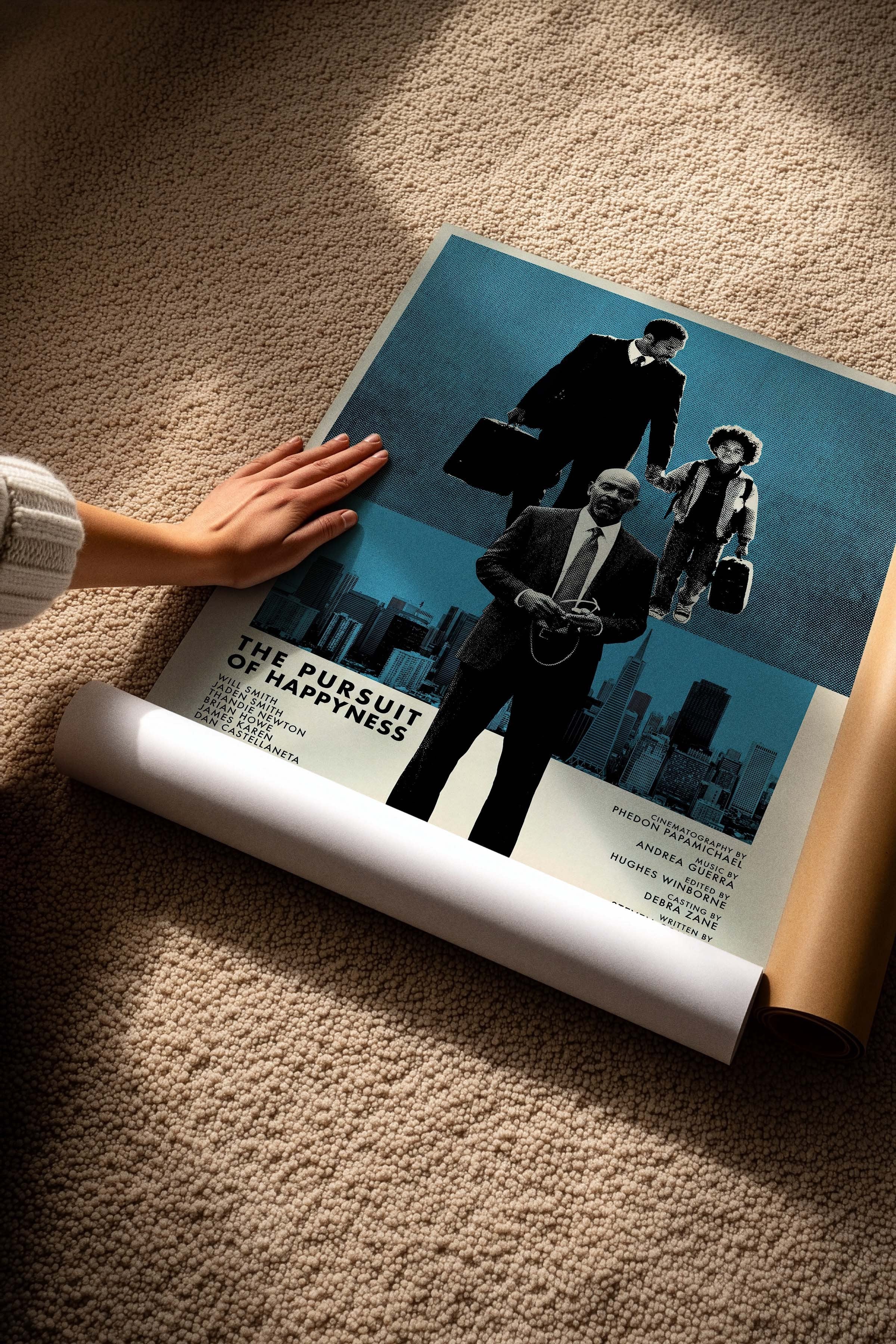 The Pursuit of Happyness Posteri, Sinema ve Dizi Tablo Posterleri, Film Dizi Afişleri NO:112827