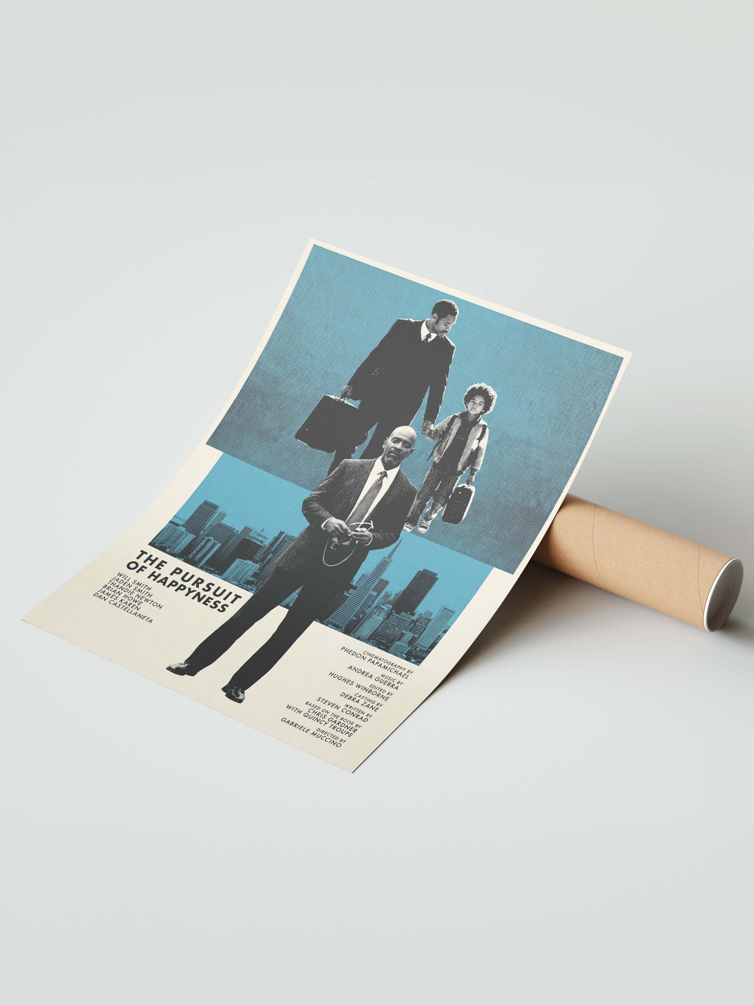 The Pursuit of Happyness Posteri, Sinema ve Dizi Tablo Posterleri, Film Dizi Afişleri NO:112827