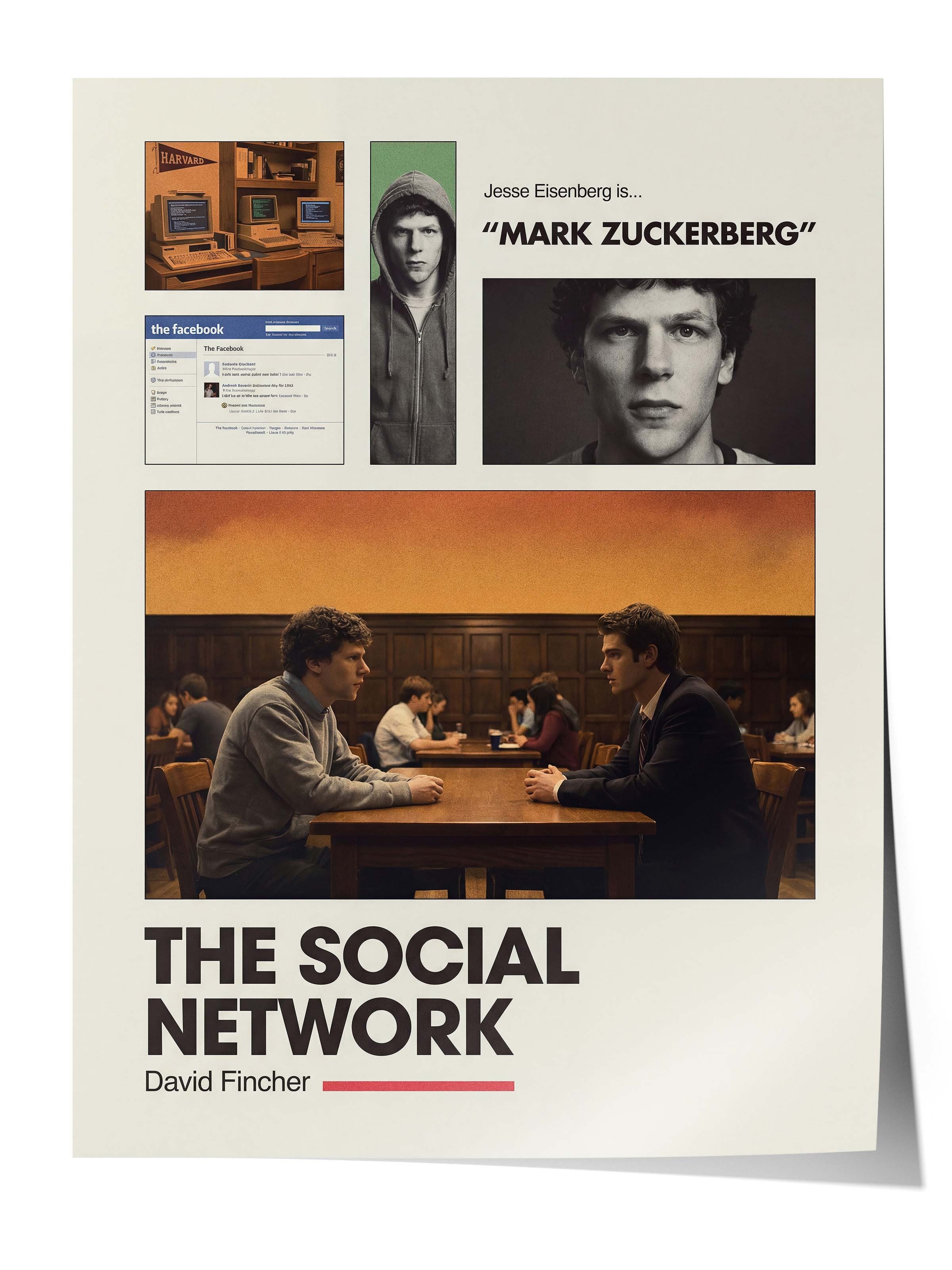 The Social Network Posteri, Sinema ve Dizi Tablo Posterleri, Film Dizi Afişleri NO:112950