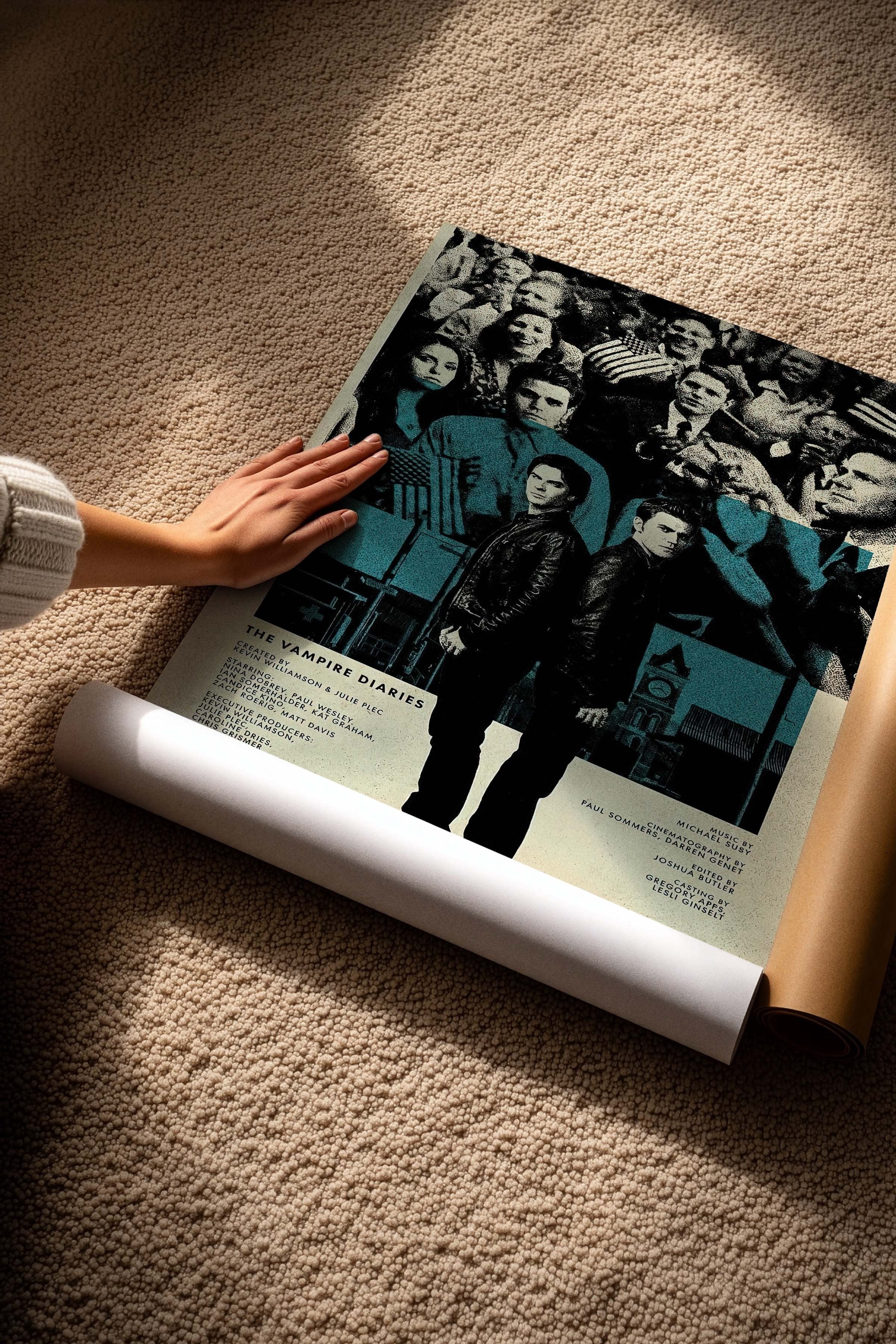 The Vampire Diaries Posteri, Sinema ve Dizi Tablo Posterleri, Film Dizi Afişleri NO:112795