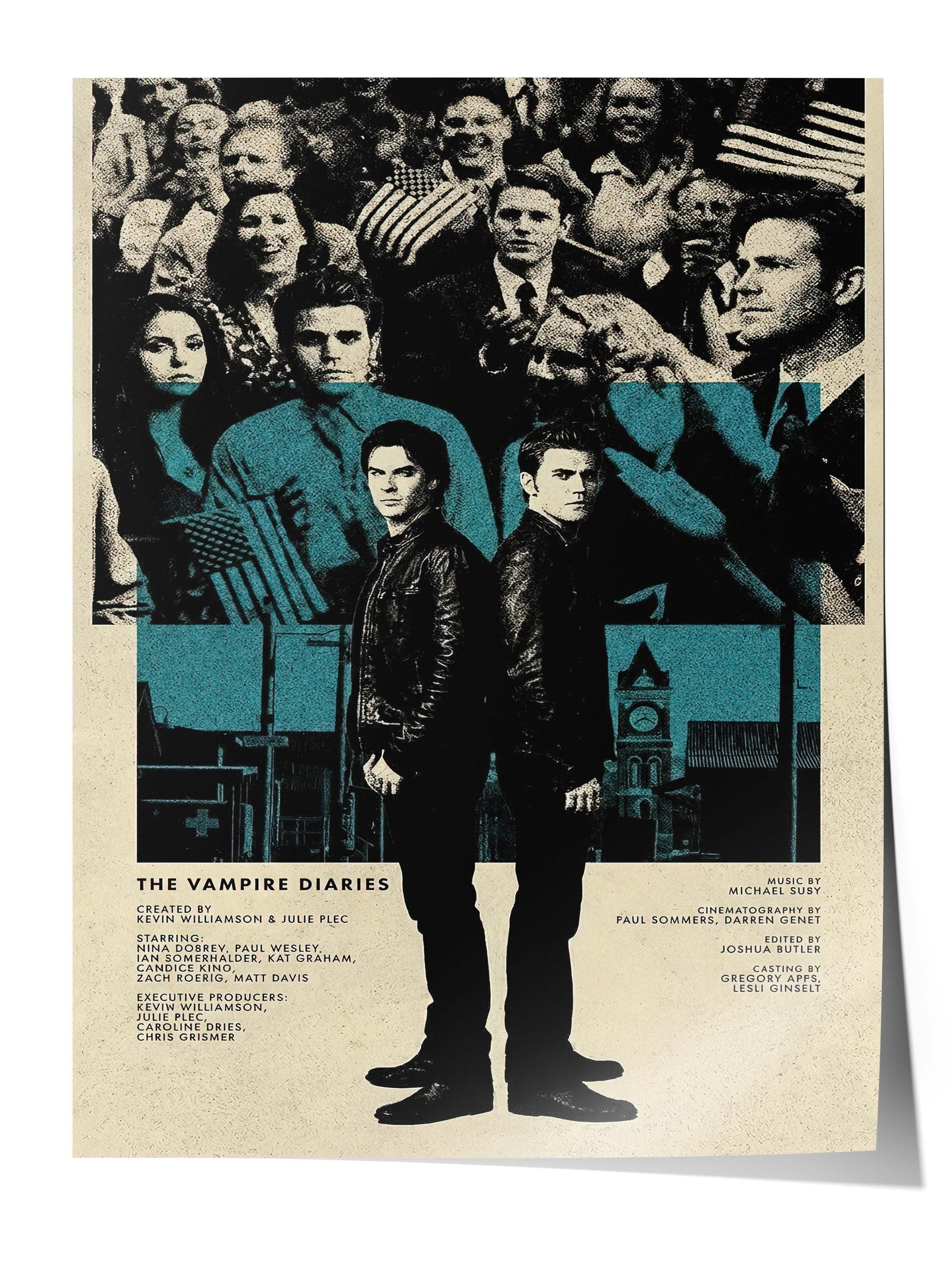The Vampire Diaries Posteri, Sinema ve Dizi Tablo Posterleri, Film Dizi Afişleri NO:112795
