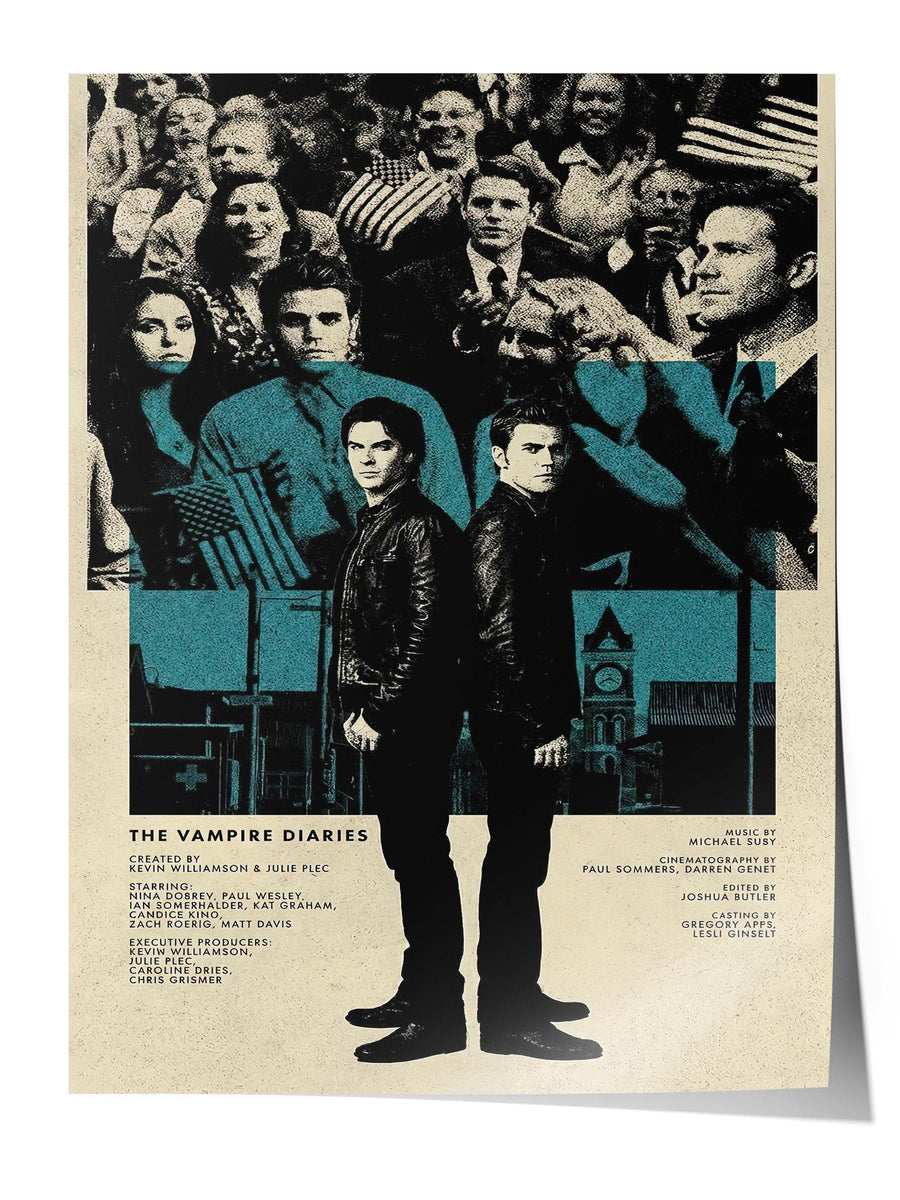 The Vampire Diaries Posteri, Sinema ve Dizi Tablo Posterleri, Film Dizi Afişleri NO:112795