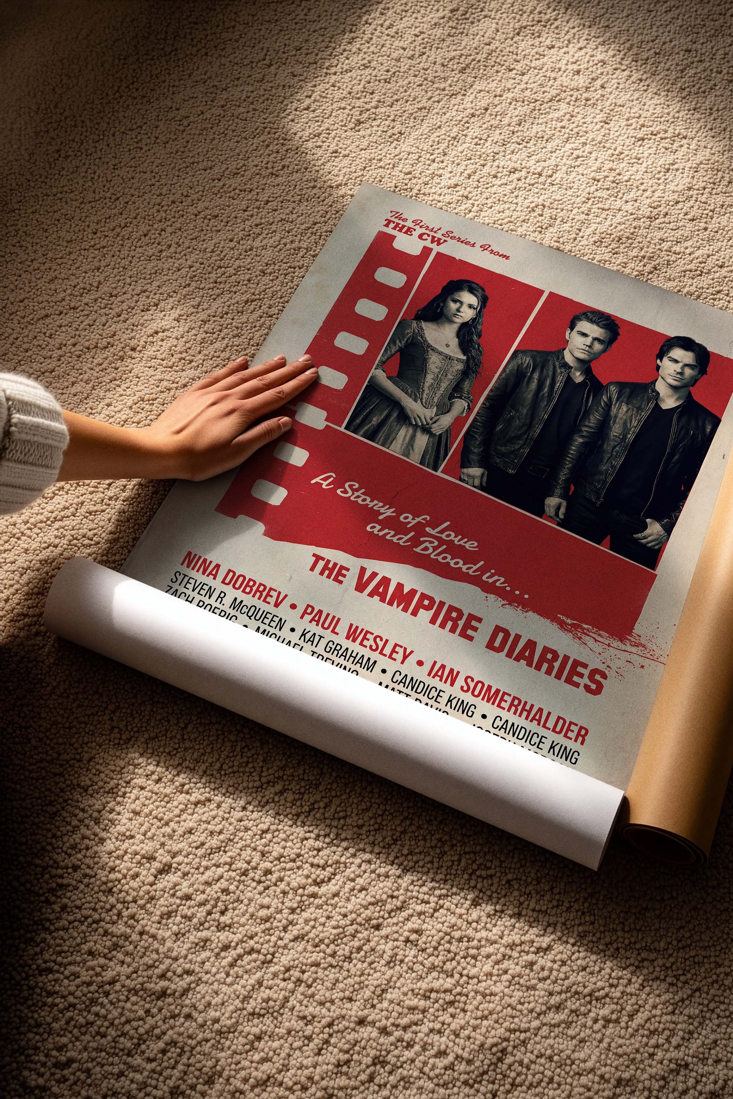 The Vampire Diaries Posteri, Sinema ve Dizi Tablo Posterleri, Film Dizi Afişleri NO:112869