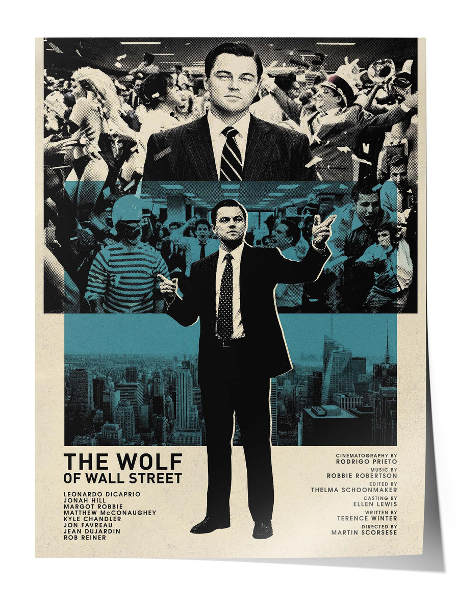 The Wolf of Wall Street Posteri, Sinema ve Dizi Tablo Posterleri, Film Dizi Afişleri NO:112820