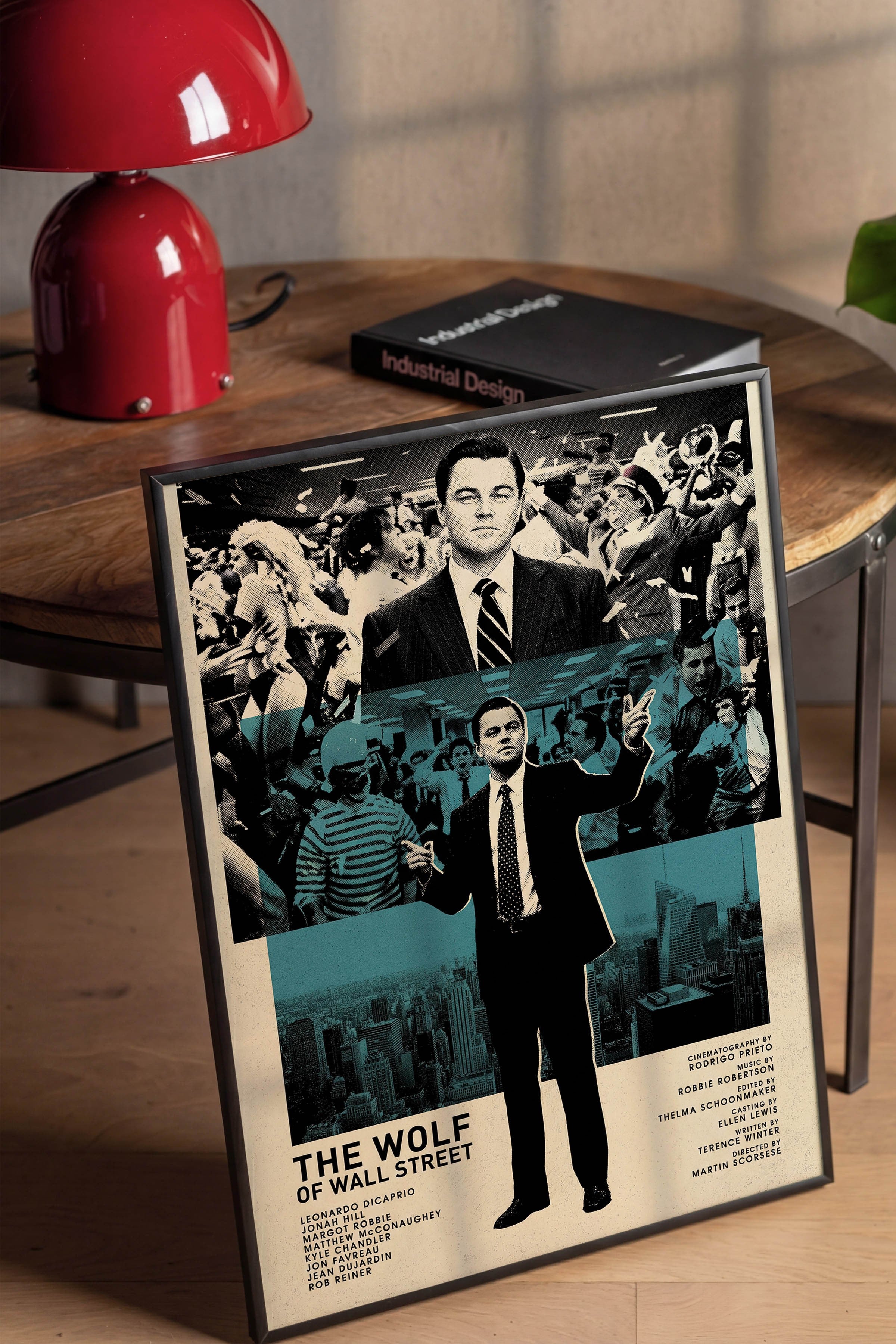 The Wolf of Wall Street Siyah Çerçeveli Poster, Sinema ve Dizi Tablo, Film Dizi Afişleri NO:112820