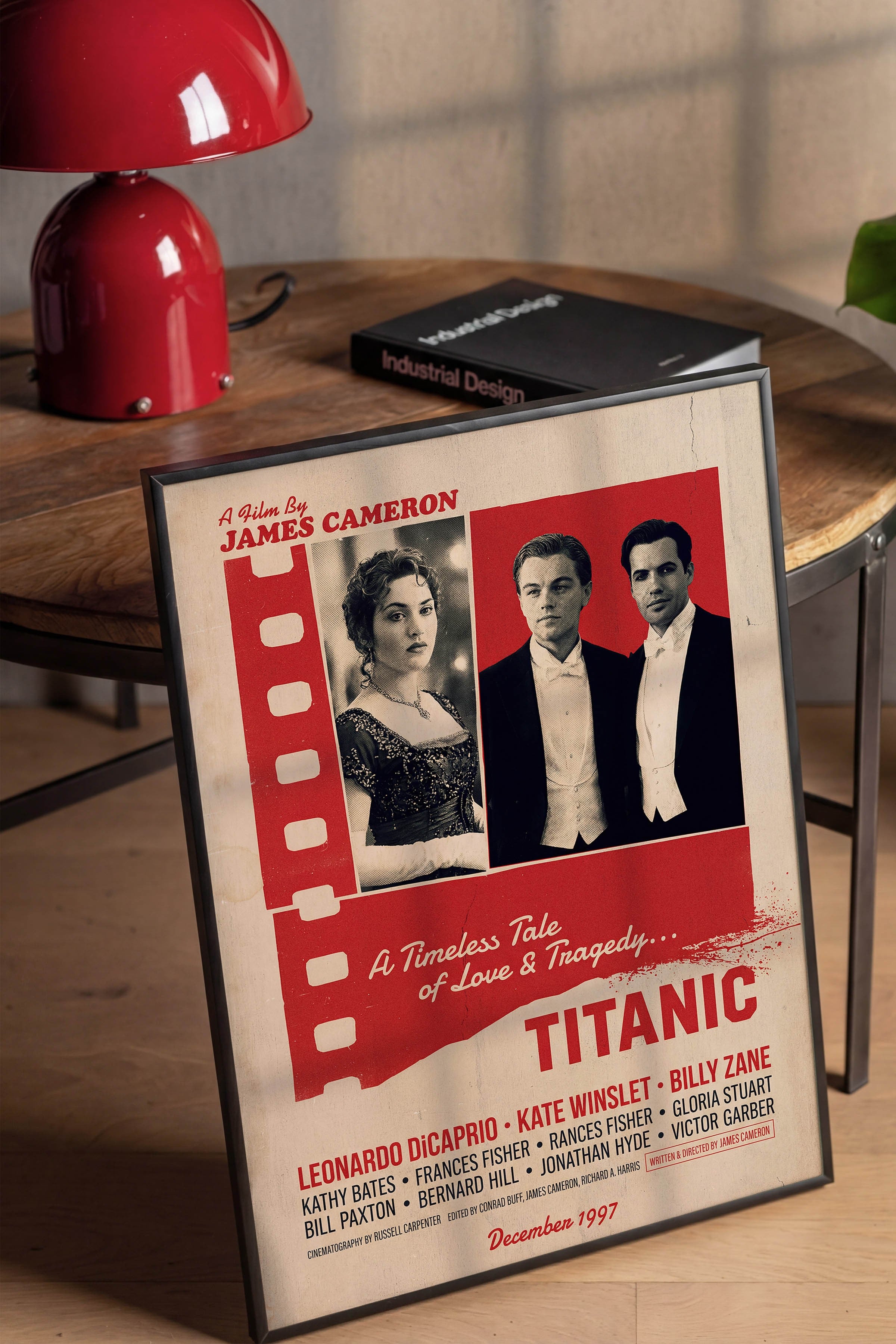Titanic Siyah Çerçeveli Poster, Sinema ve Dizi Tablo, Film Dizi Afişleri NO:112888