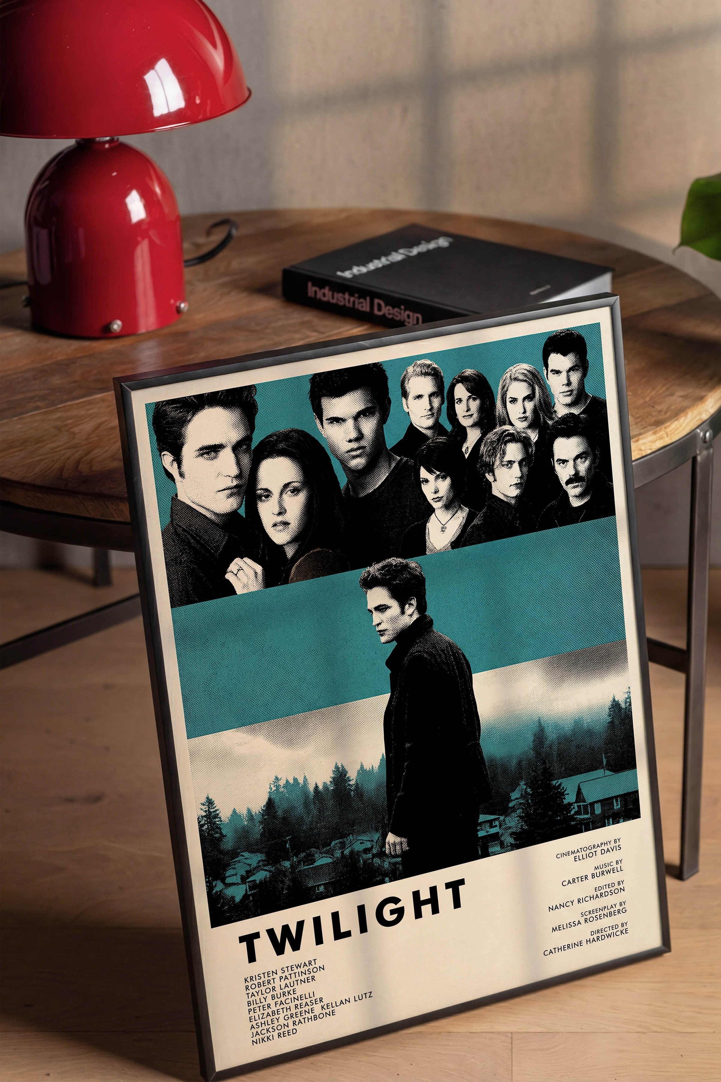 Twilight Siyah Çerçeveli Poster, Sinema ve Dizi Tablo, Film Dizi Afişleri NO:112816