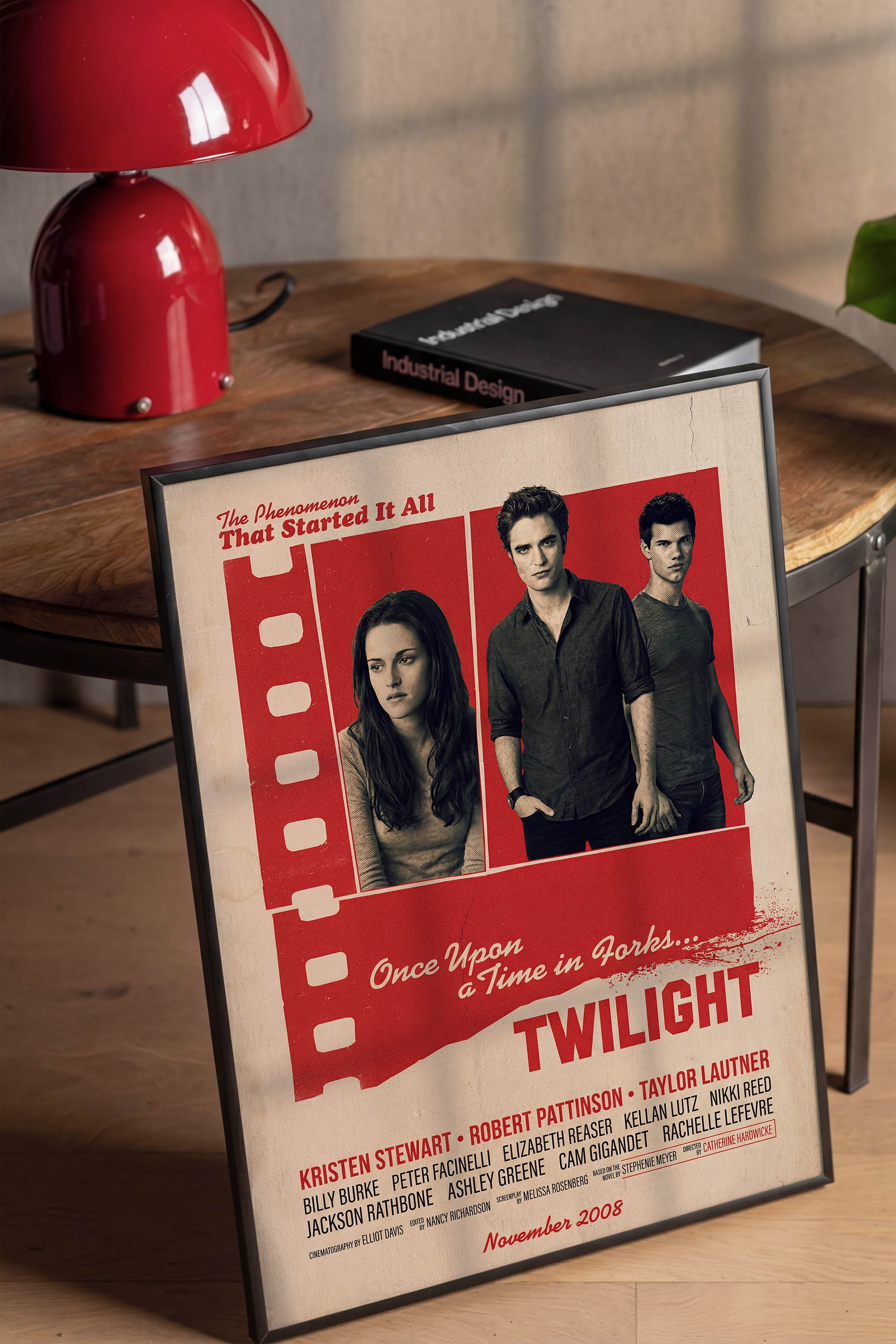 Twilight Siyah Çerçeveli Poster, Sinema ve Dizi Tablo, Film Dizi Afişleri NO:112895