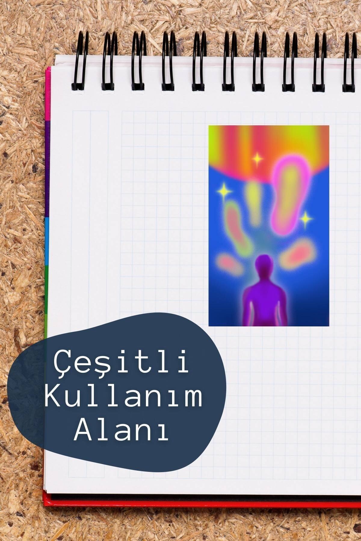 Uzay Temalı Sticker Seti - 3 Adet Etiket Seti- Telefon, Tablet, Defter Laptop Uyumlu Etiket