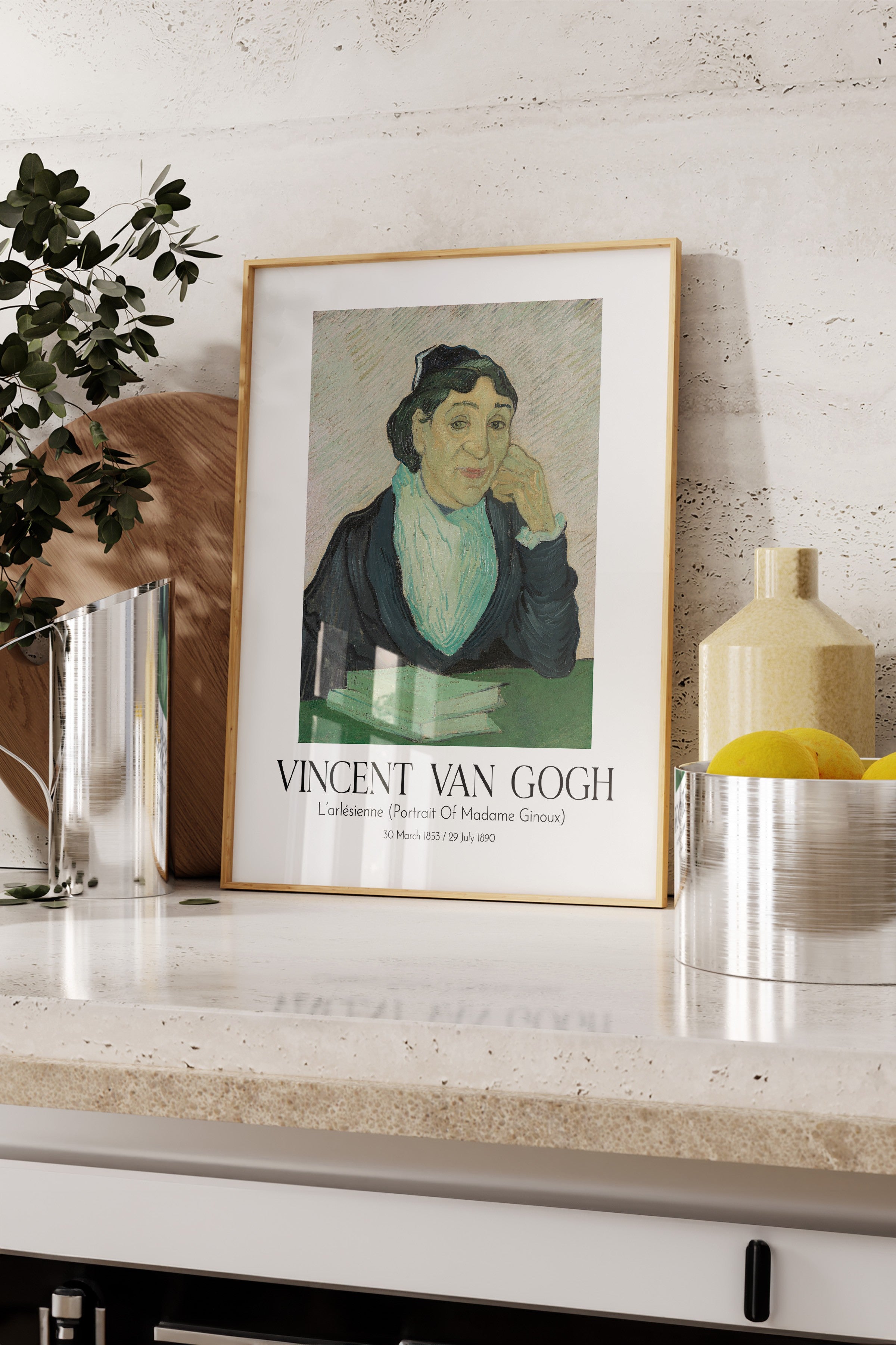 Vincent Van Gogh, Ahşap Çerçeveli Tablo, Sanat Serisi NO:110609
