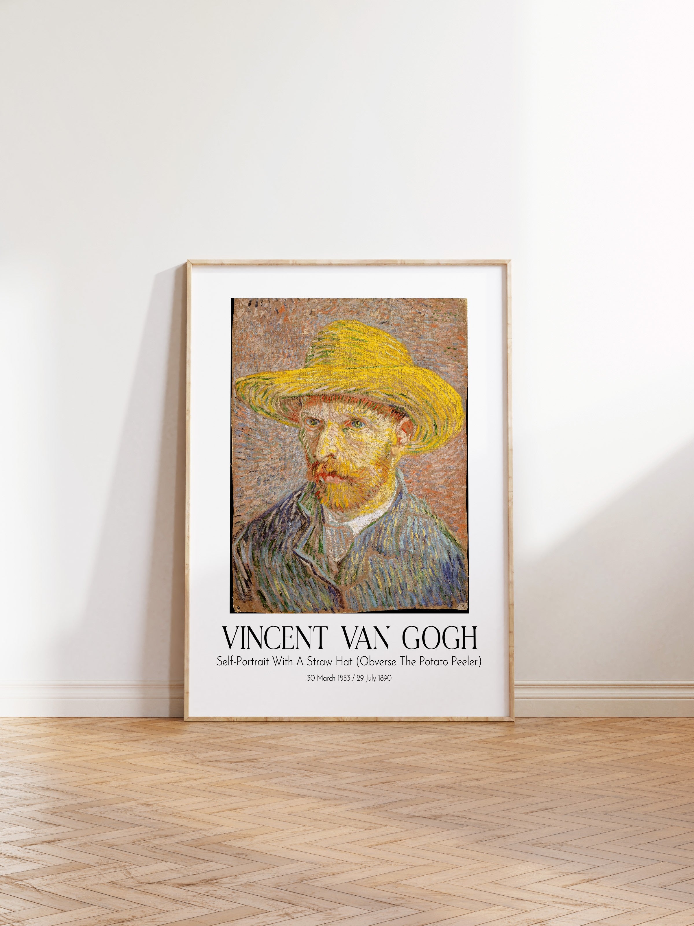 Vincent Van Gogh, Ahşap Çerçeveli Tablo, Sanat Serisi NO:110614