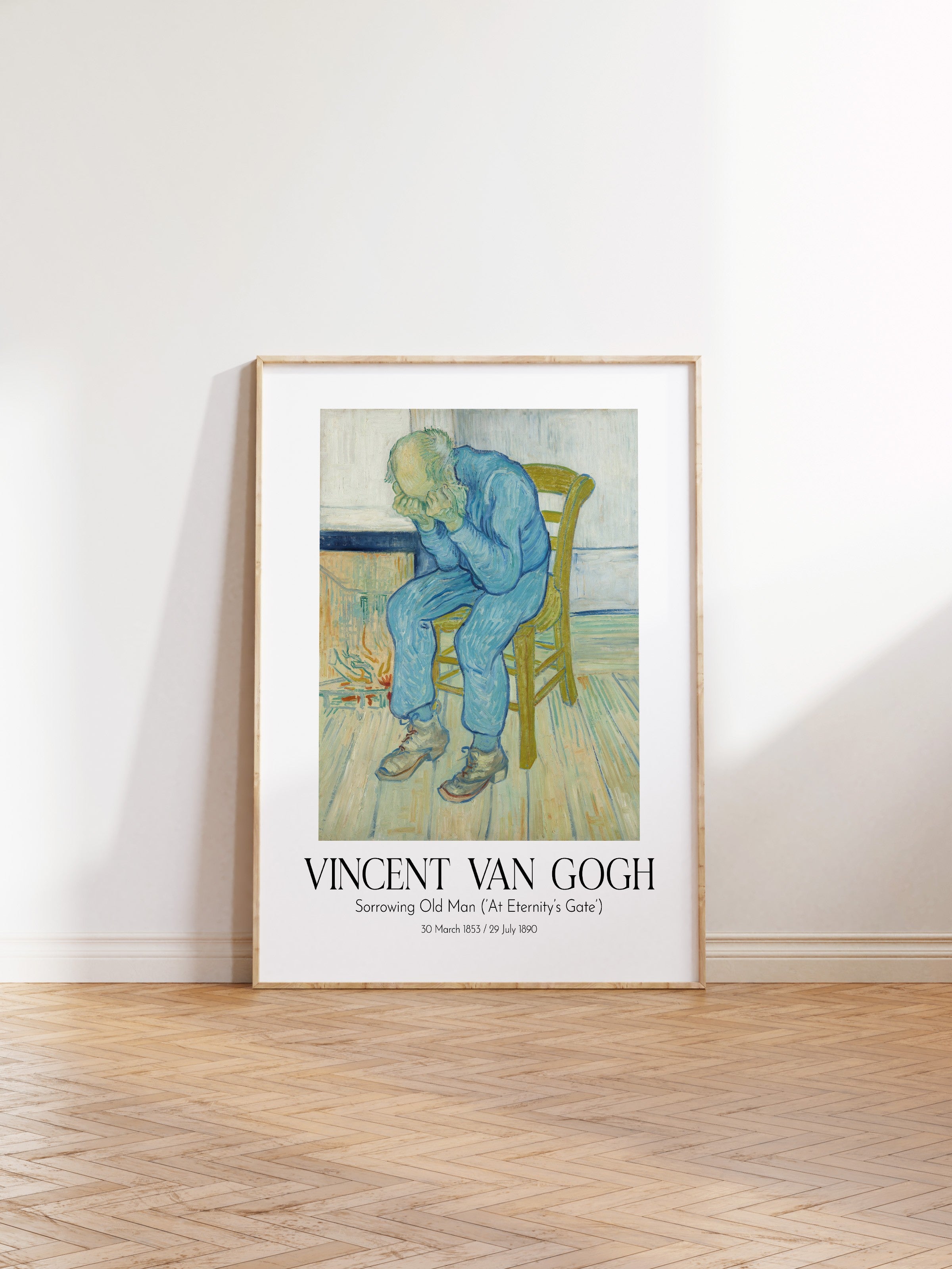 Vincent Van Gogh, Ahşap Çerçeveli Tablo, Sanat Serisi NO:110616