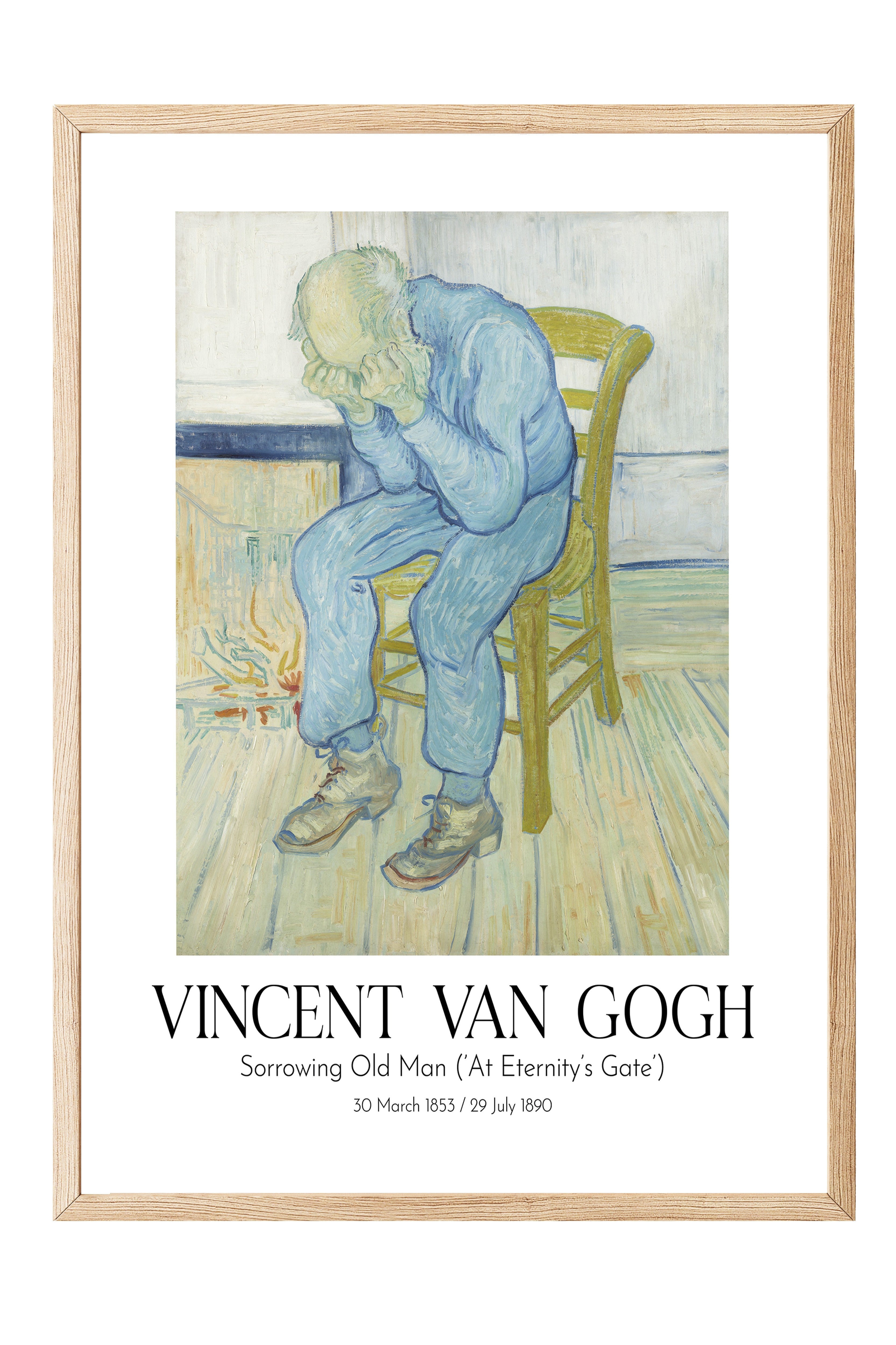 Vincent Van Gogh, Ahşap Çerçeveli Tablo, Sanat Serisi NO:110616