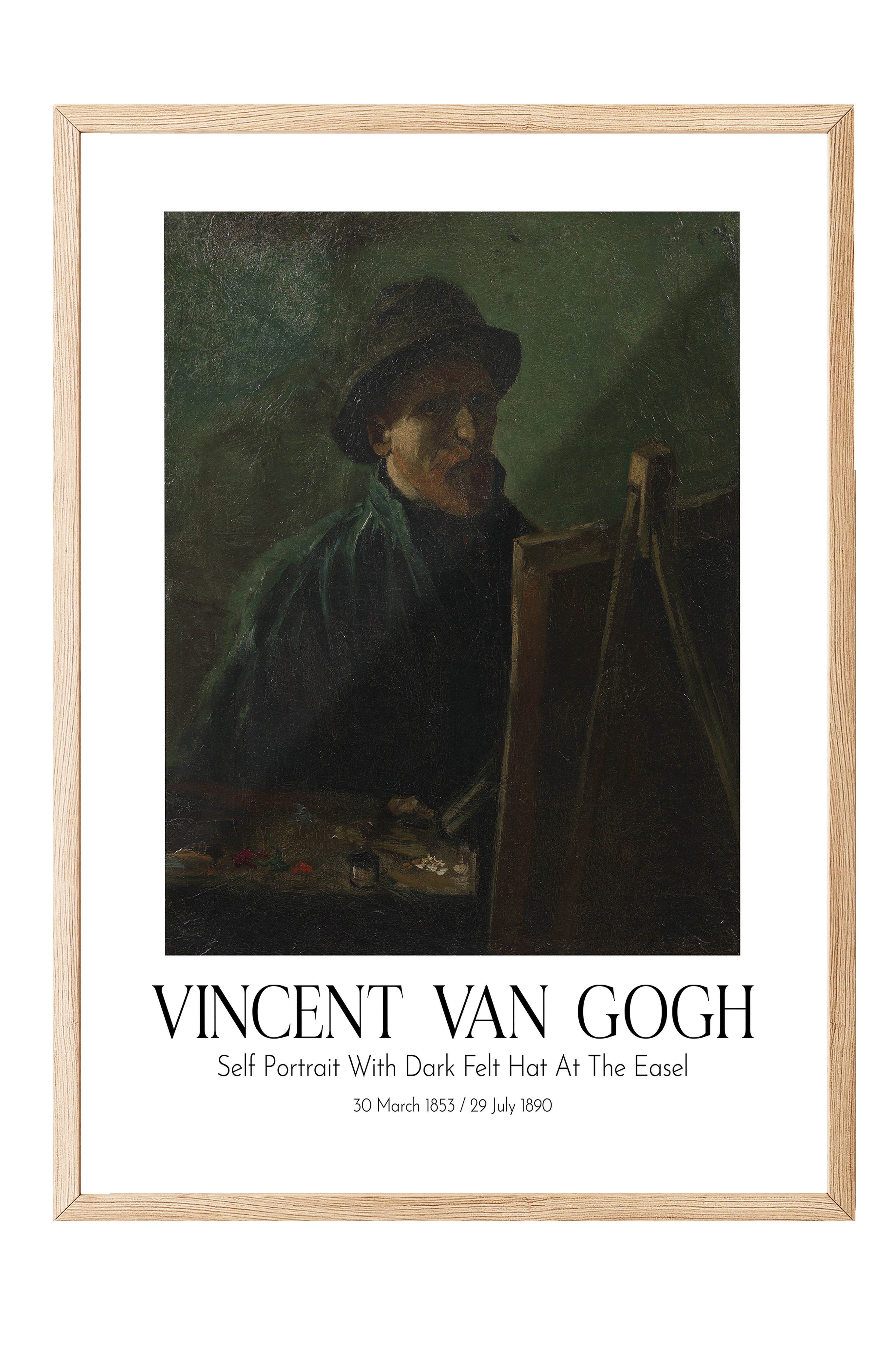 Vincent Van Gogh, Ahşap Çerçeveli Tablo, Sanat Serisi NO:110620