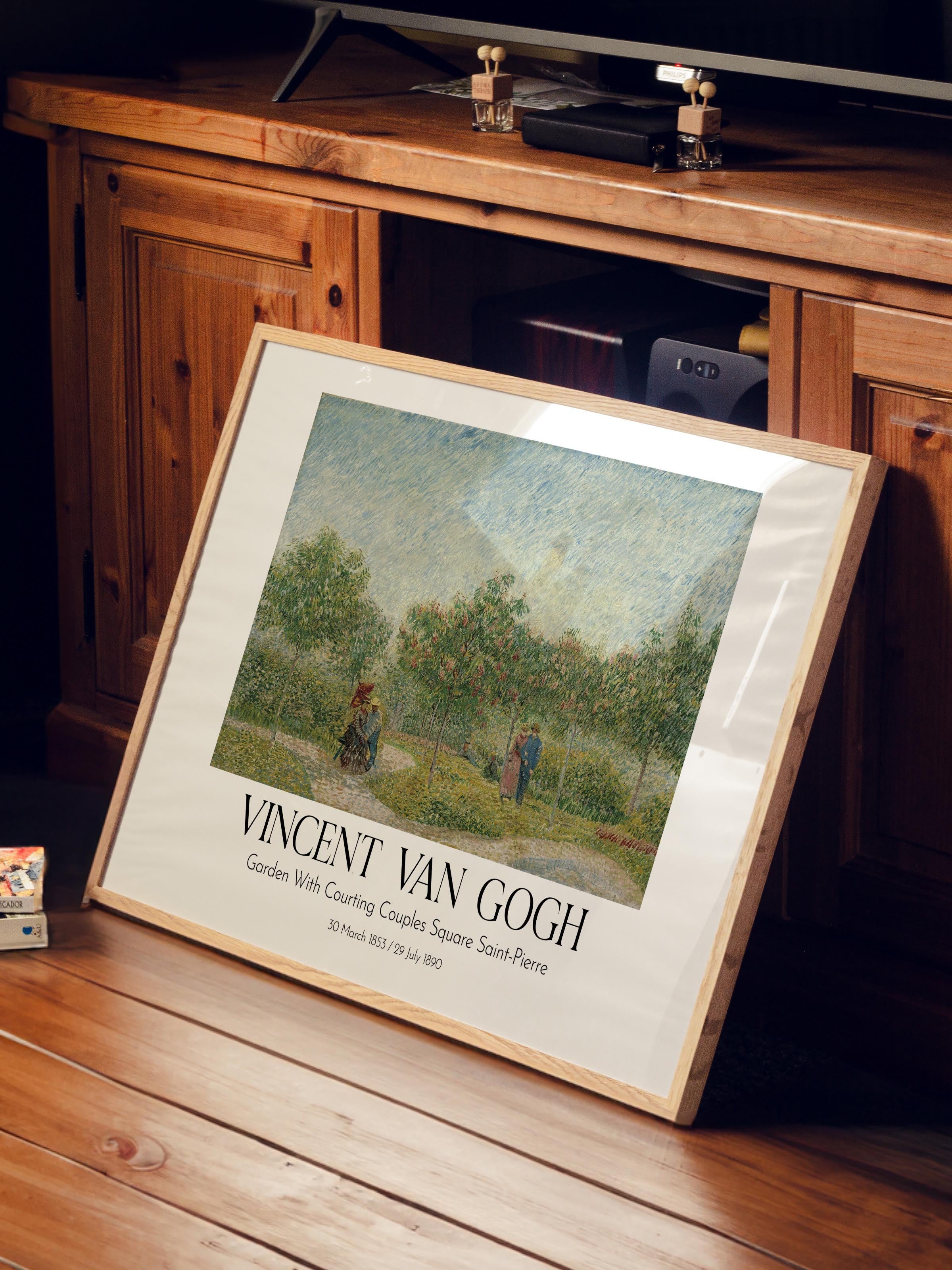 Vincent Van Gogh, Ahşap Çerçeveli Tablo, Sanat Serisi NO:110634