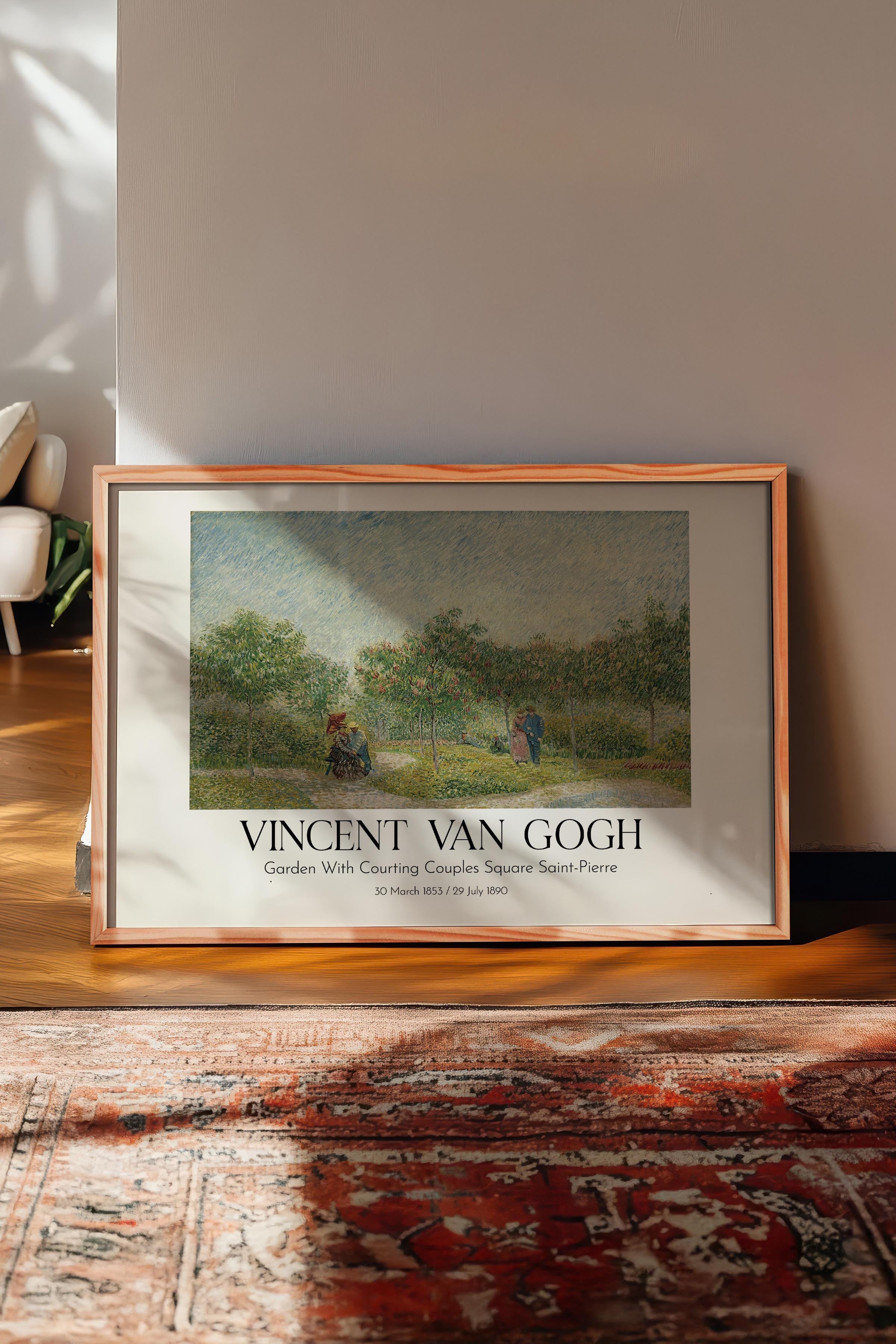 Vincent Van Gogh, Ahşap Çerçeveli Tablo, Sanat Serisi NO:110634