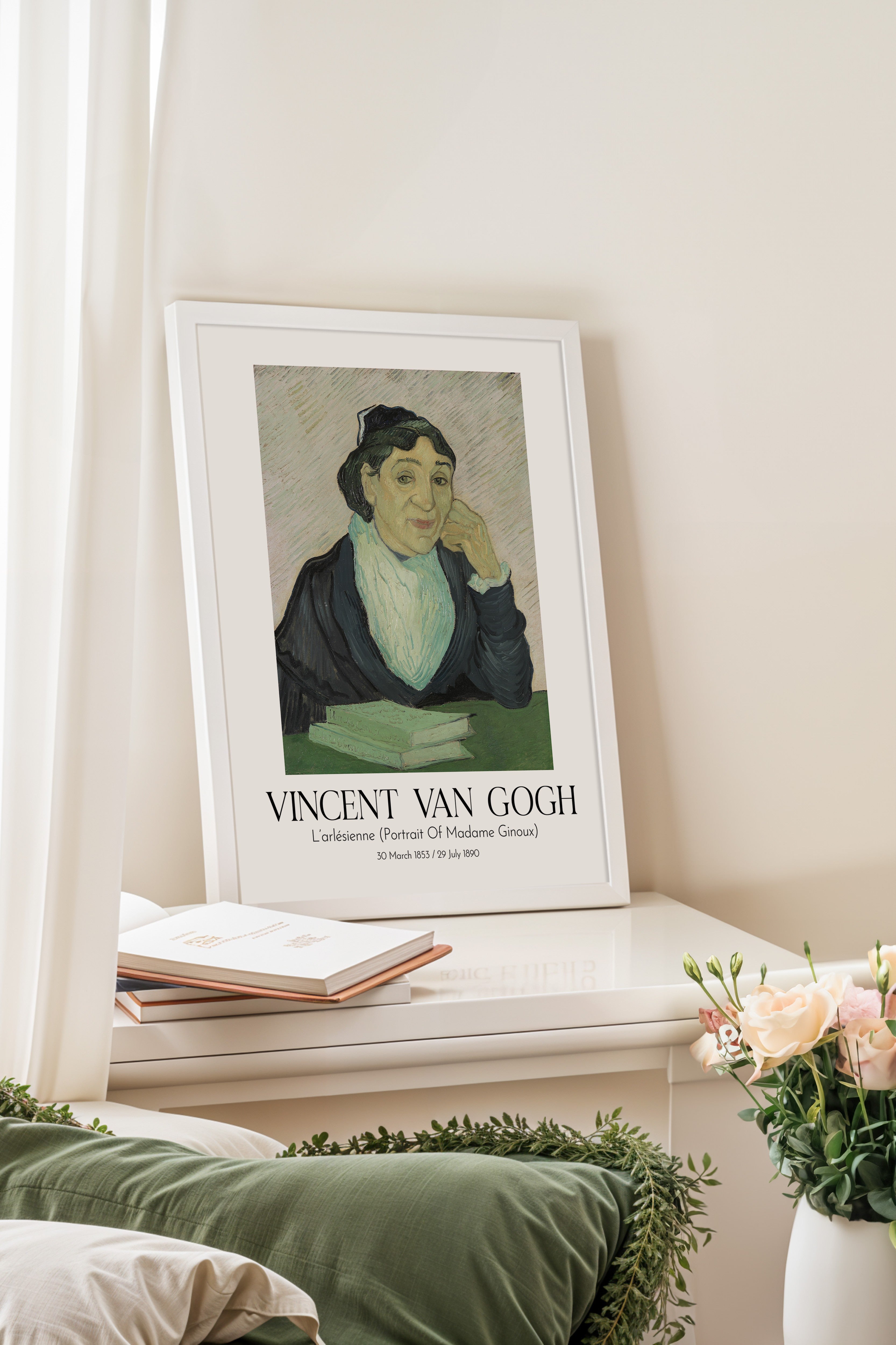 Vincent Van Gogh, Beyaz Çerçeveli Tablo, Sanat Serisi NO:110609