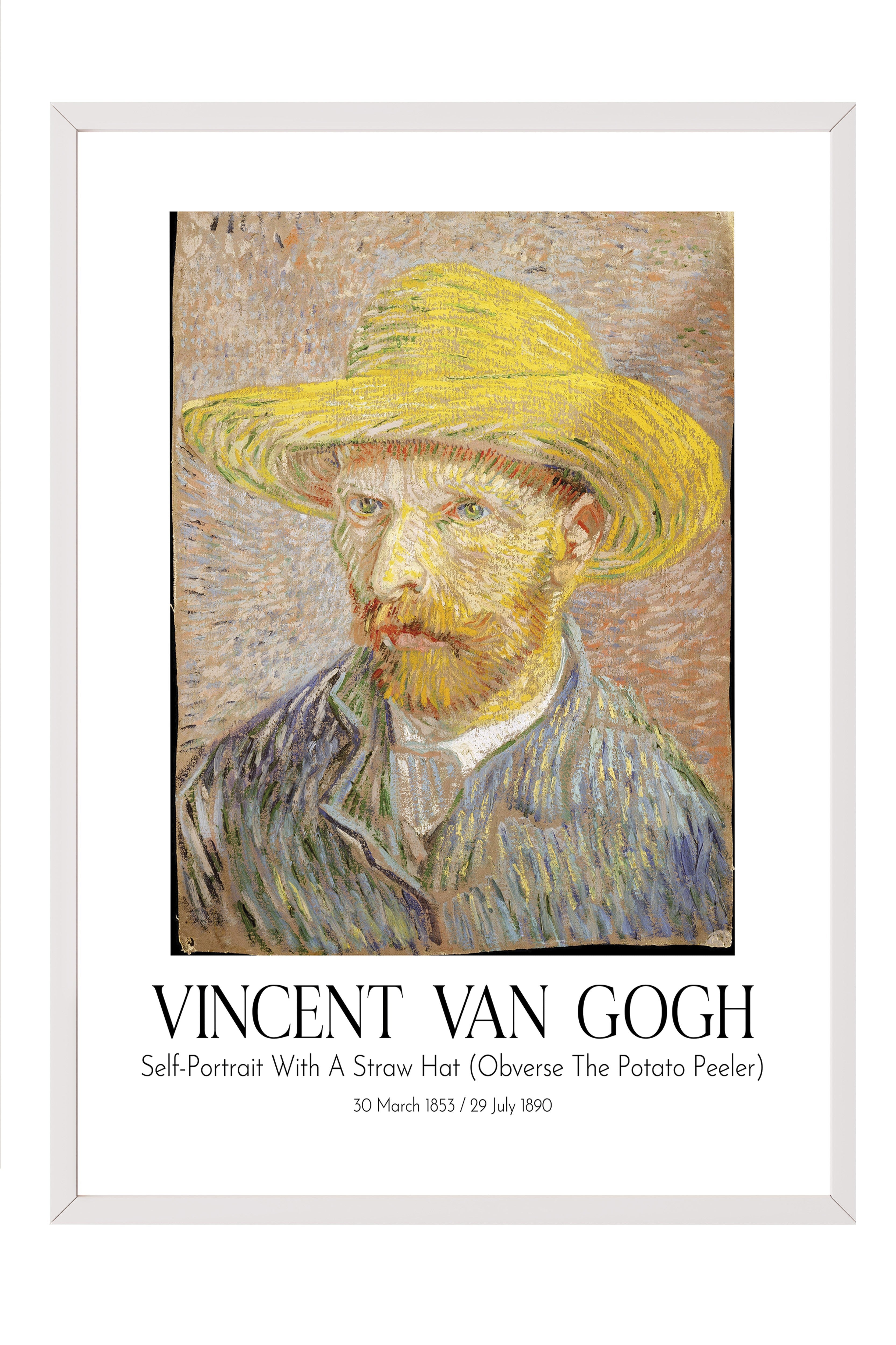 Vincent Van Gogh, Beyaz Çerçeveli Tablo, Sanat Serisi NO:110614