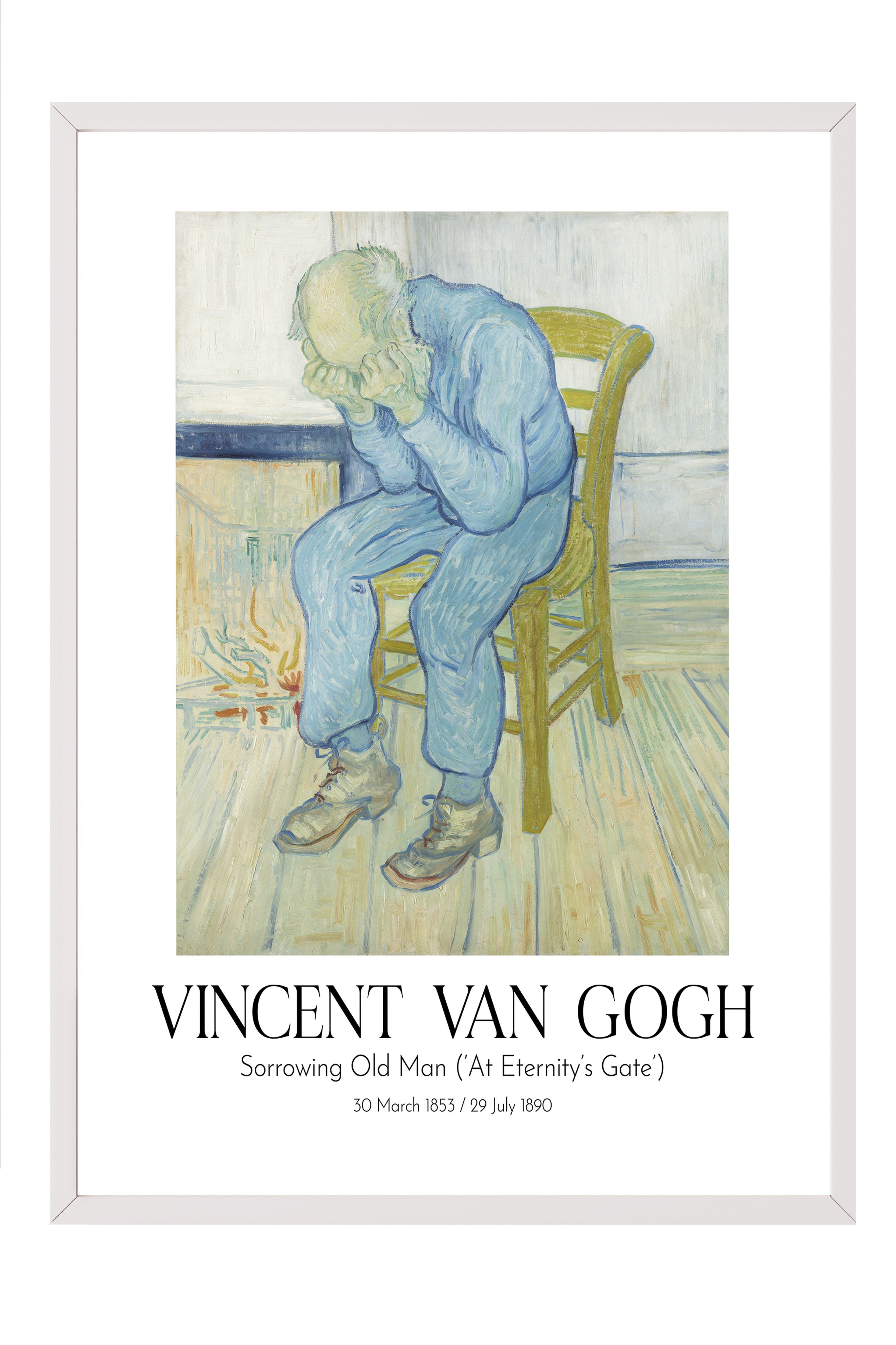 Vincent Van Gogh, Beyaz Çerçeveli Tablo, Sanat Serisi NO:110616
