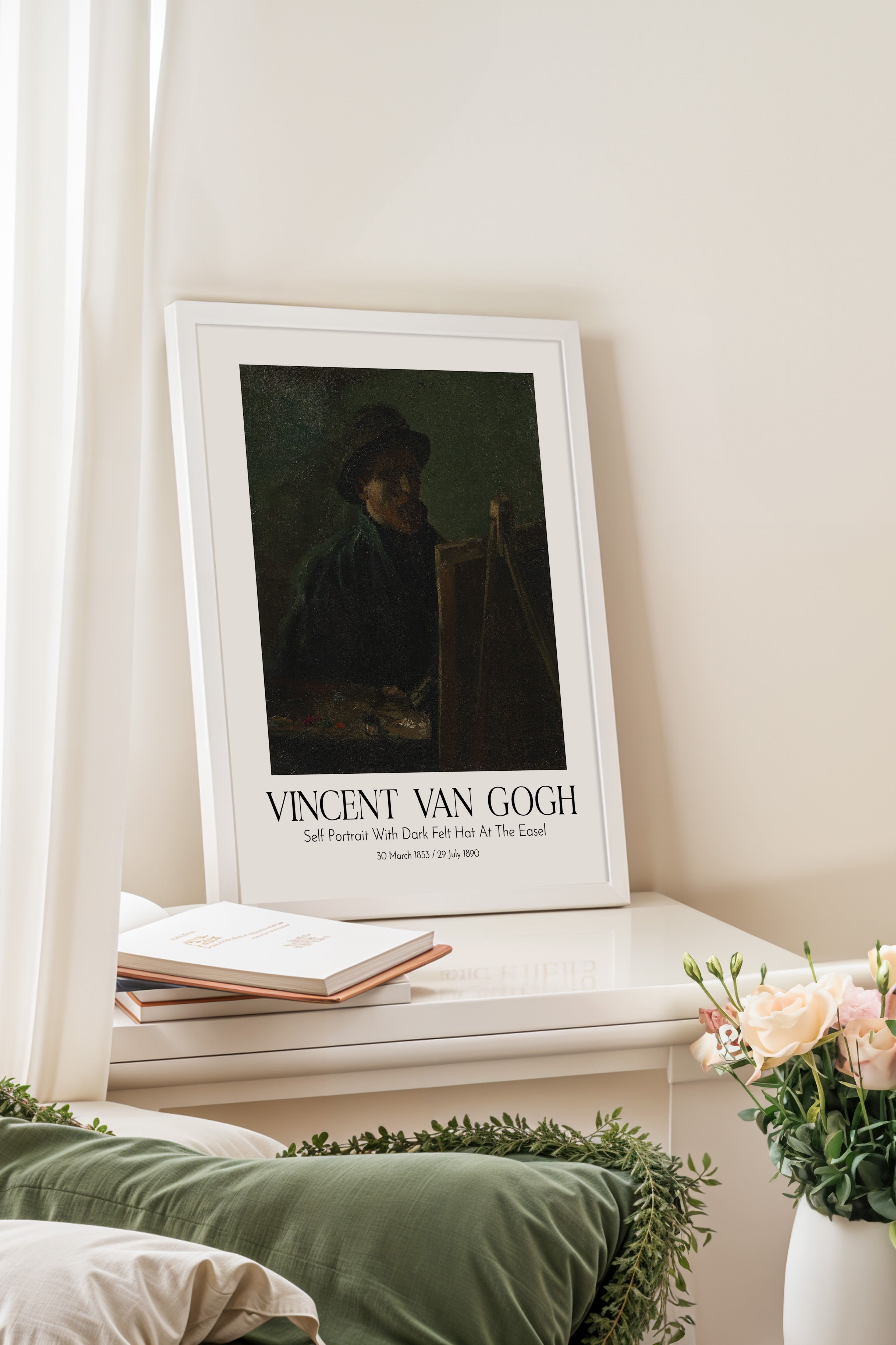 Vincent Van Gogh, Beyaz Çerçeveli Tablo, Sanat Serisi NO:110620