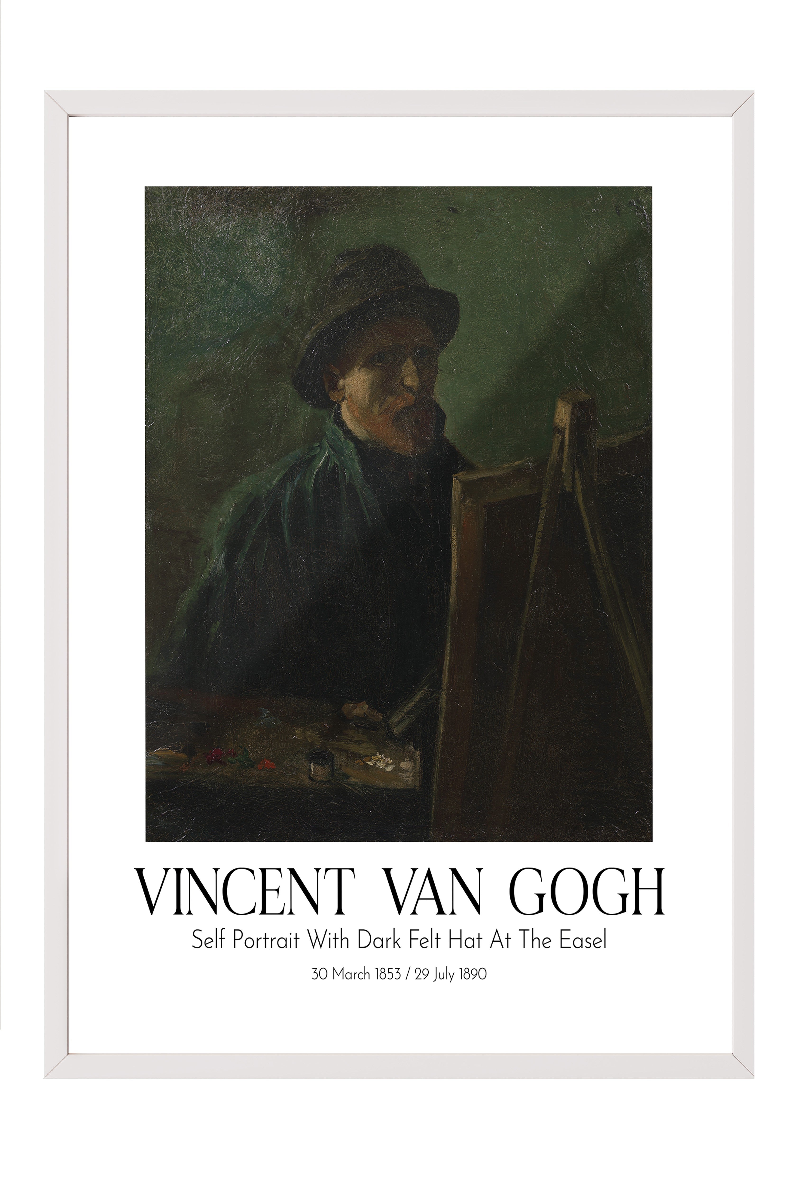 Vincent Van Gogh, Beyaz Çerçeveli Tablo, Sanat Serisi NO:110620
