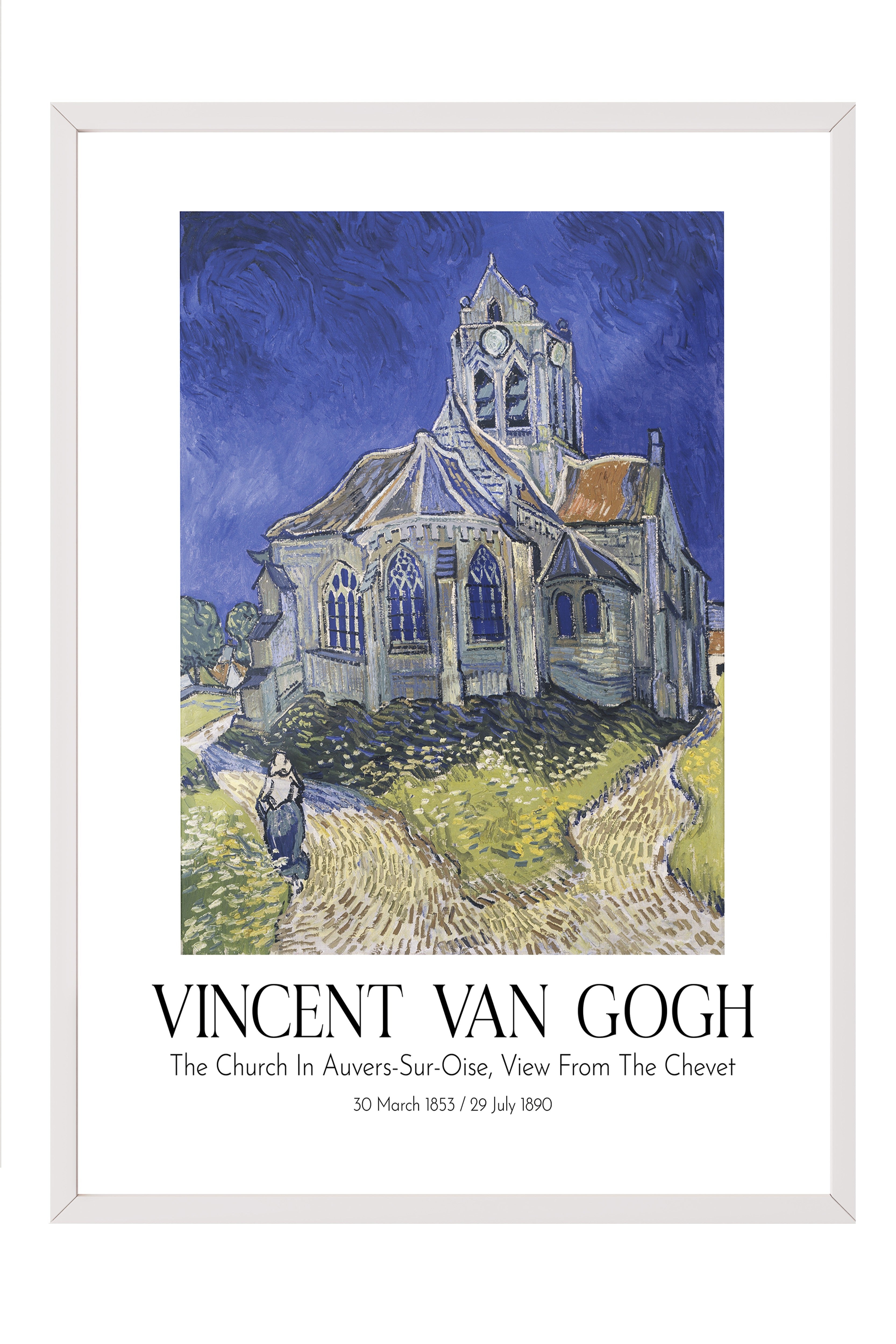 Vincent Van Gogh, Beyaz Çerçeveli Tablo, Sanat Serisi NO:110622