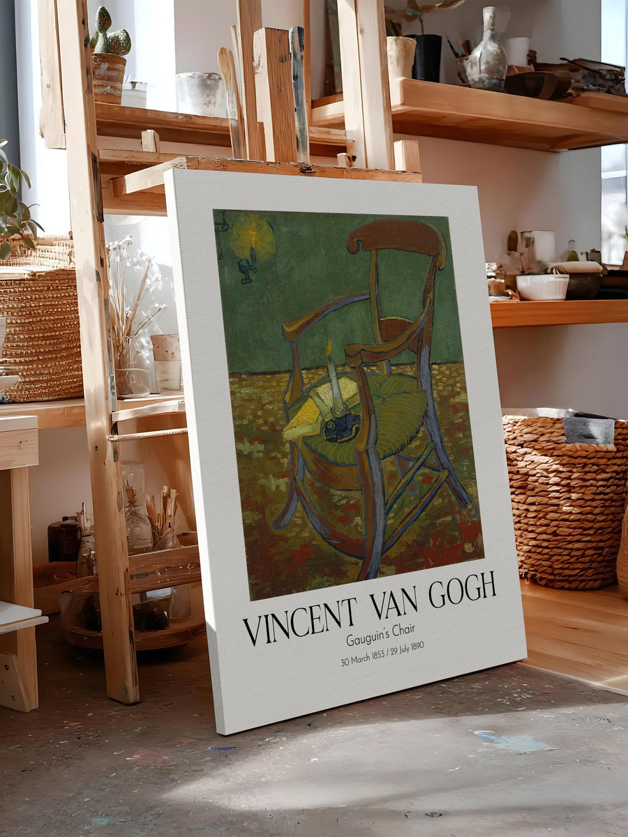 Vincent Van Gogh - Gauguin'S Chair, Kanvas Tablo, Sanat Serisi NO:110602