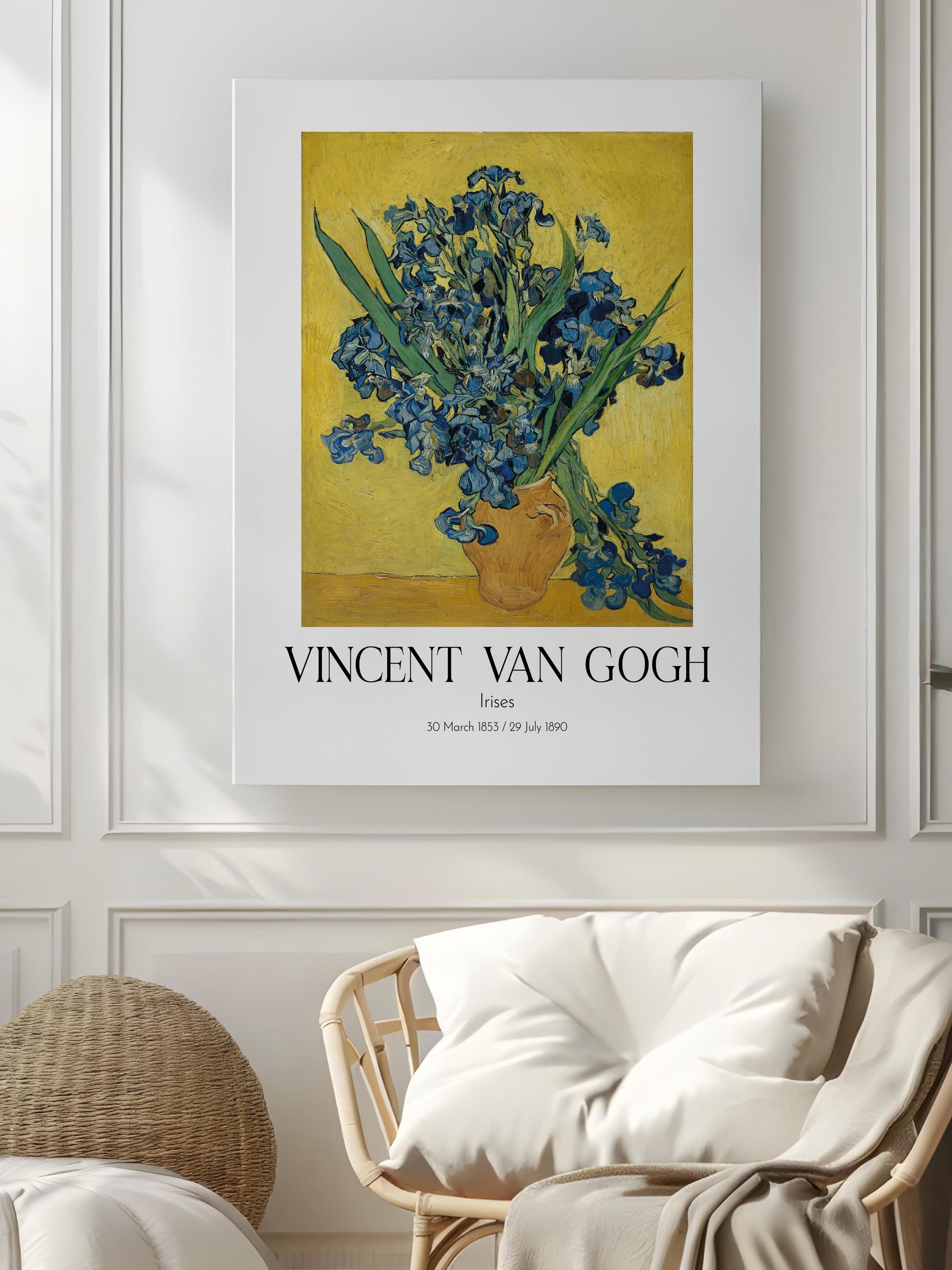 Vincent Van Gogh - Irises, Kanvas Tablo, Sanat Serisi NO:110606