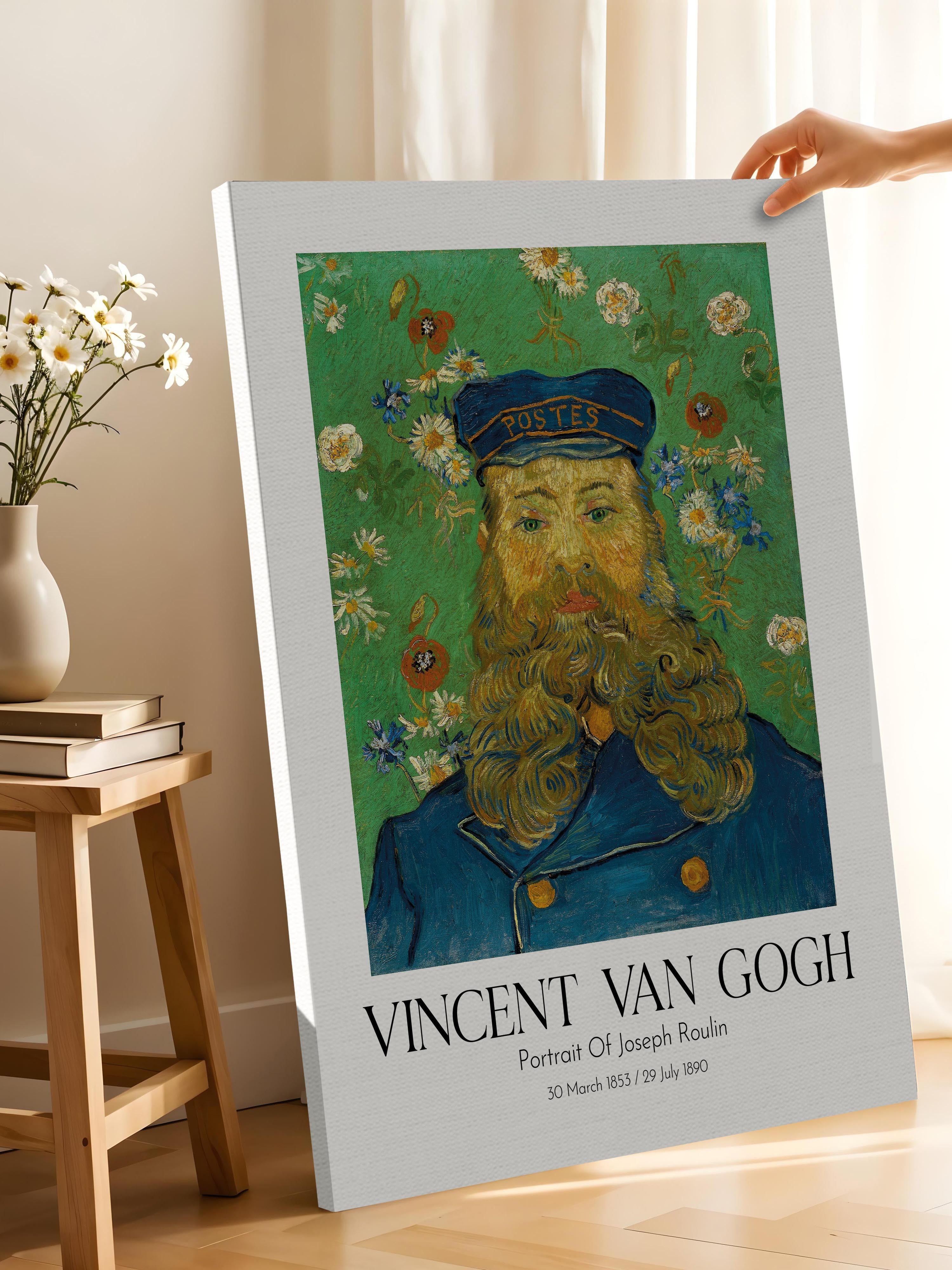 Vincent Van Gogh - Portrait Of Joseph Roulin, Kanvas Tablo, Sanat Serisi NO:110611