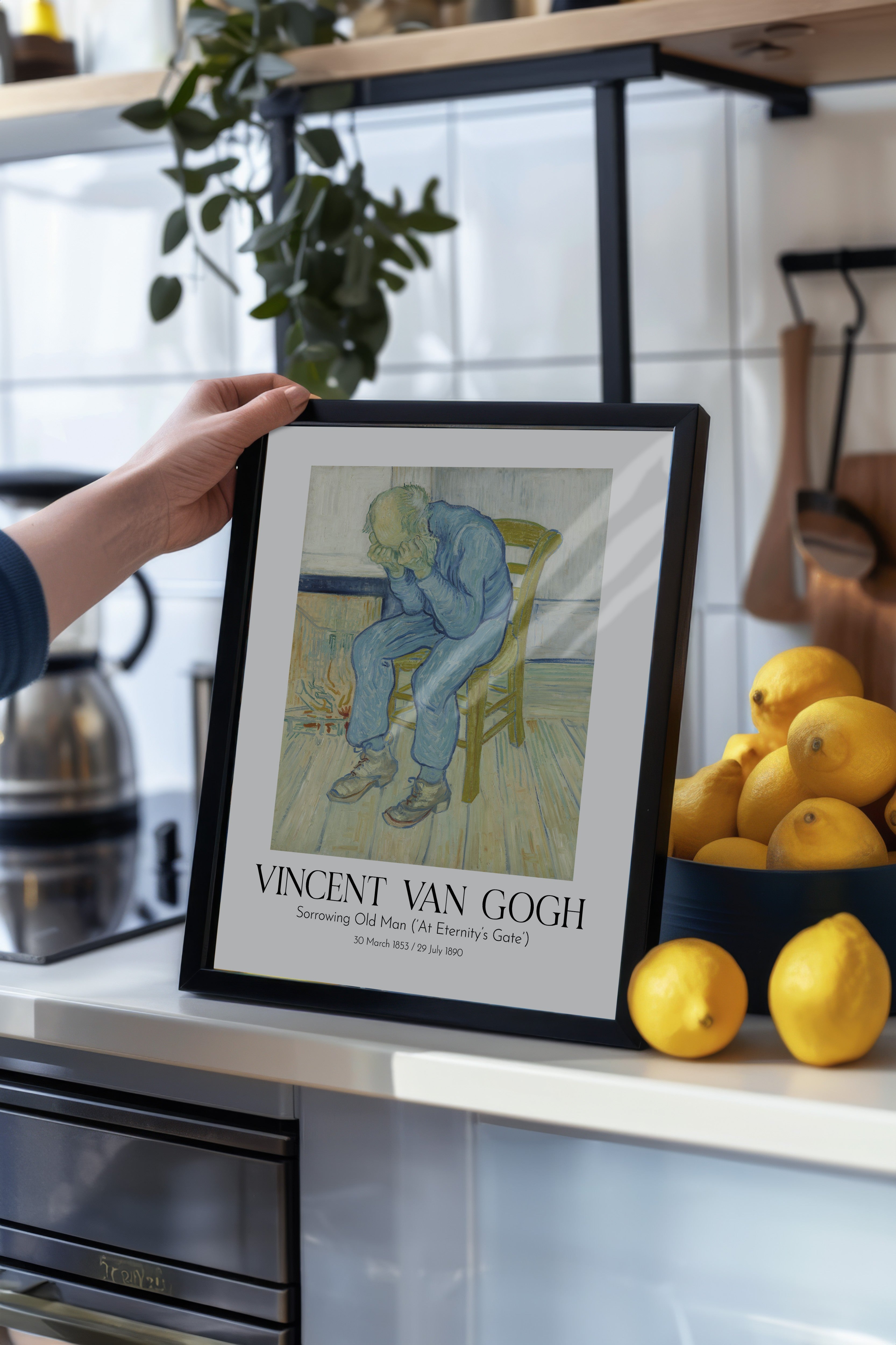 Vincent Van Gogh, Siyah Çerçeveli Tablo, Sanat Serisi NO:110616