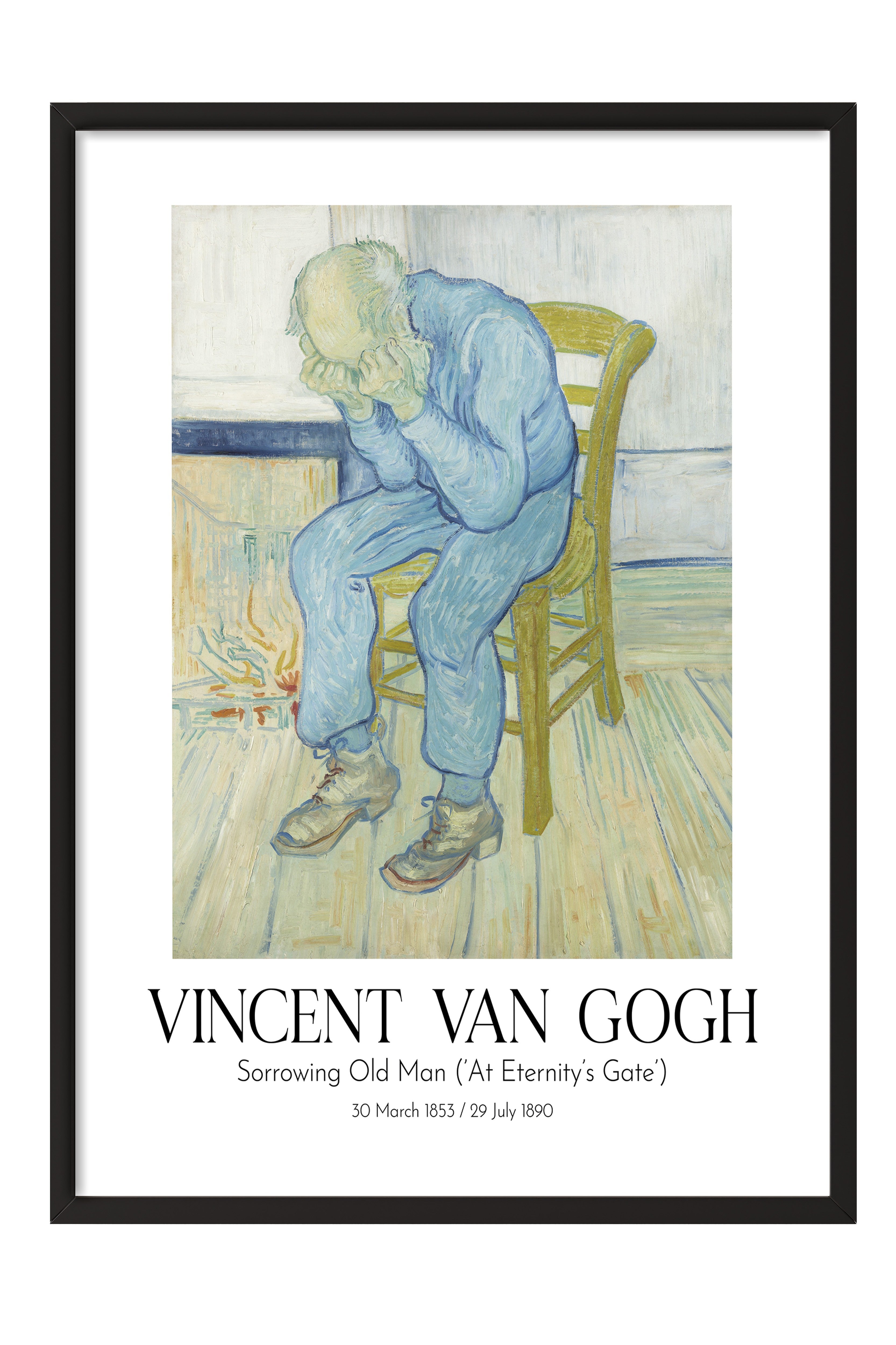 Vincent Van Gogh, Siyah Çerçeveli Tablo, Sanat Serisi NO:110616