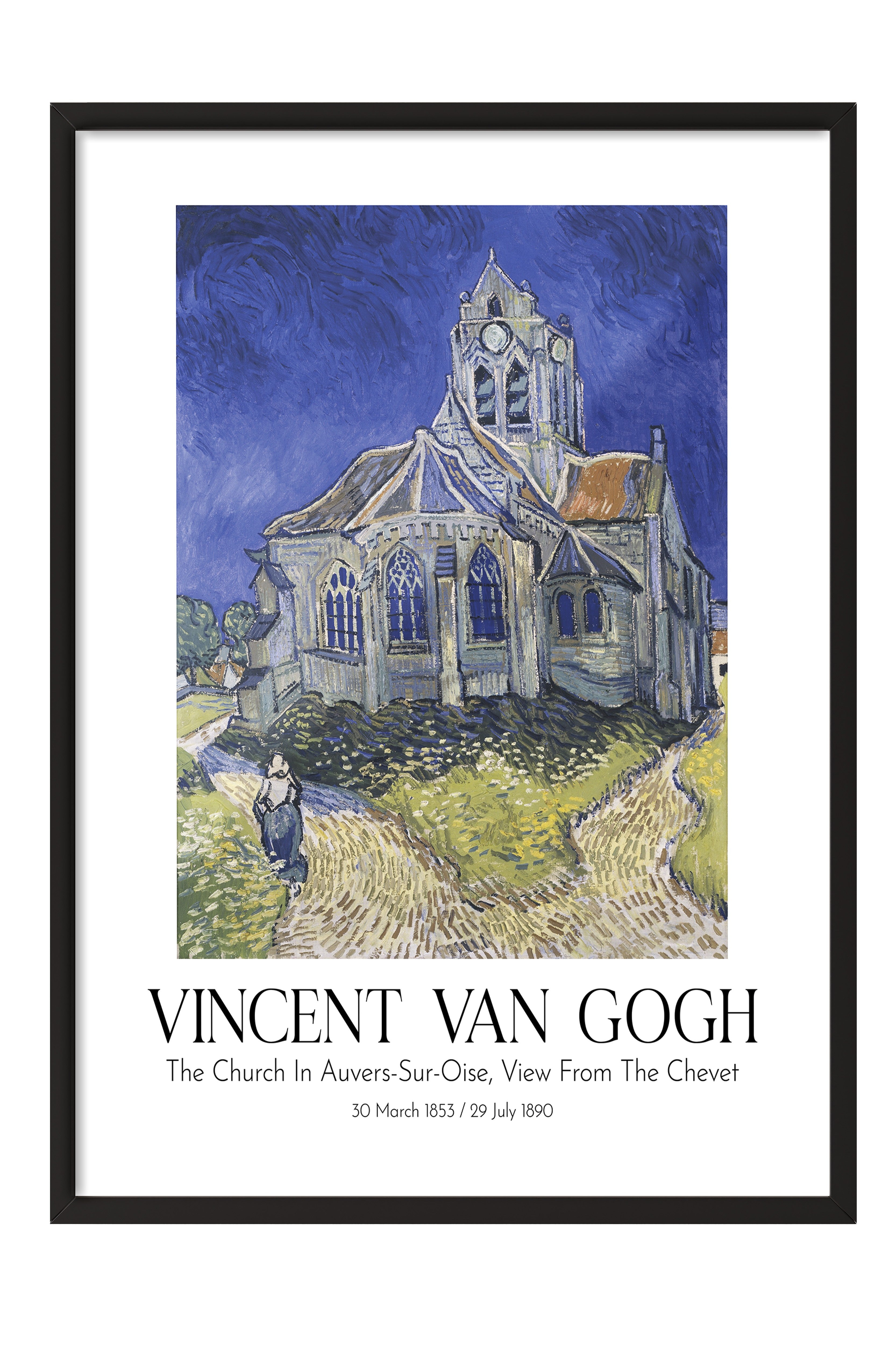 Vincent Van Gogh, Siyah Çerçeveli Tablo, Sanat Serisi NO:110622