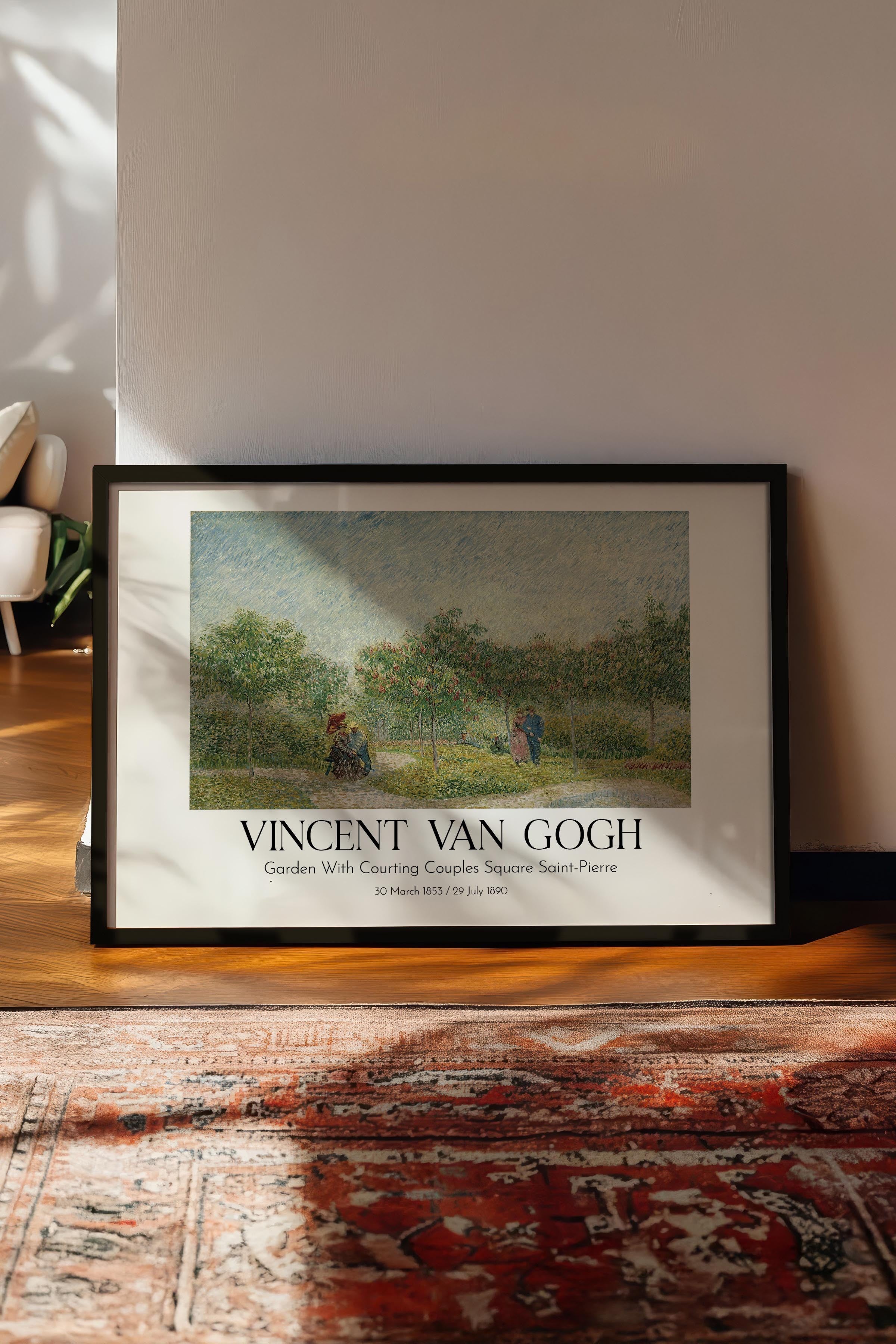 Vincent Van Gogh, Siyah Çerçeveli Tablo, Sanat Serisi NO:110634