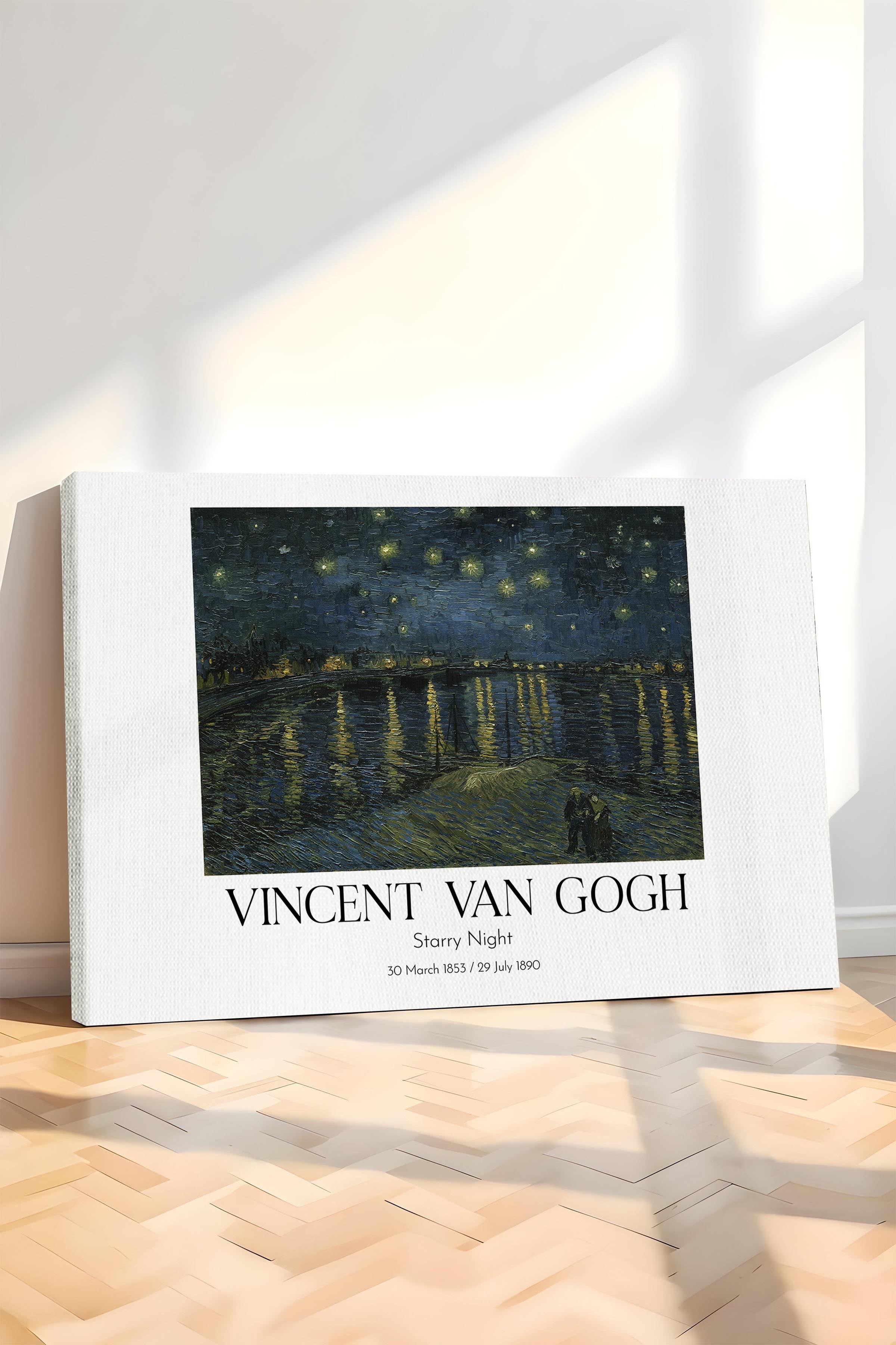 Vincent Van Gogh - Starry Night, Kanvas Tablo, Sanat Serisi NO:110638