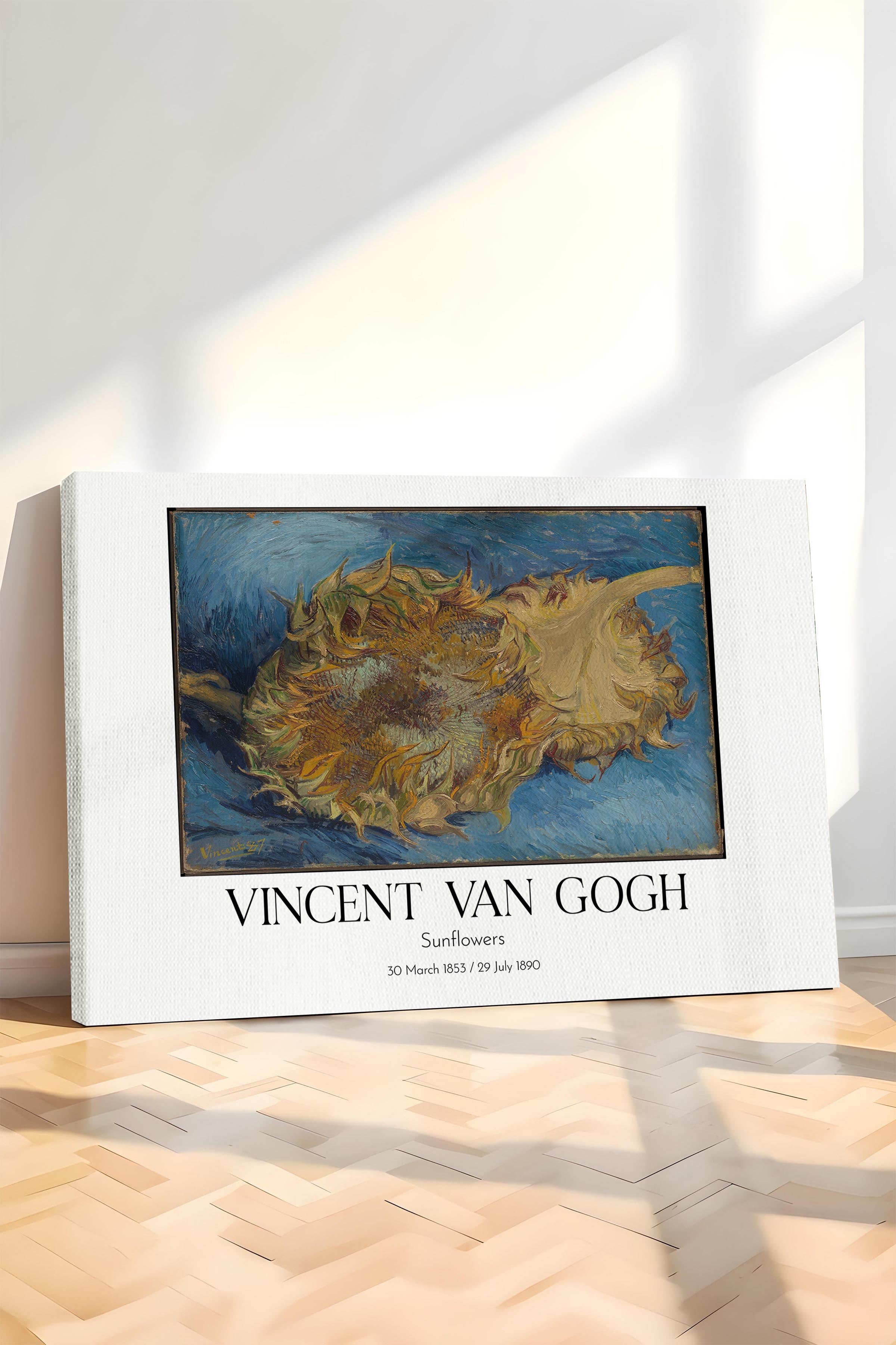 Vincent Van Gogh - Sunflowers 2, Kanvas Tablo, Sanat Serisi NO:110639