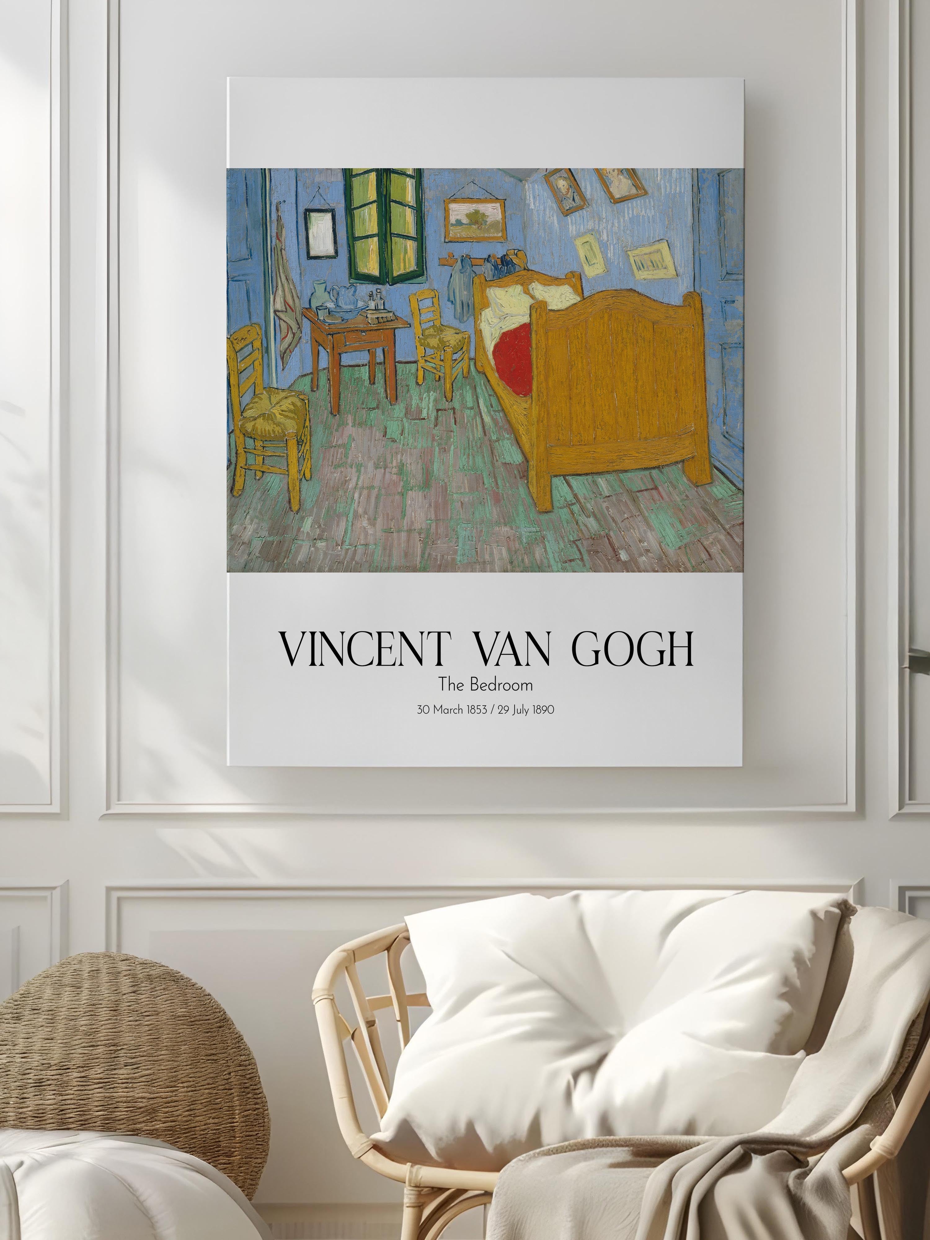 Vincent Van Gogh - The Bedroom, Kanvas Tablo, Sanat Serisi NO:110621