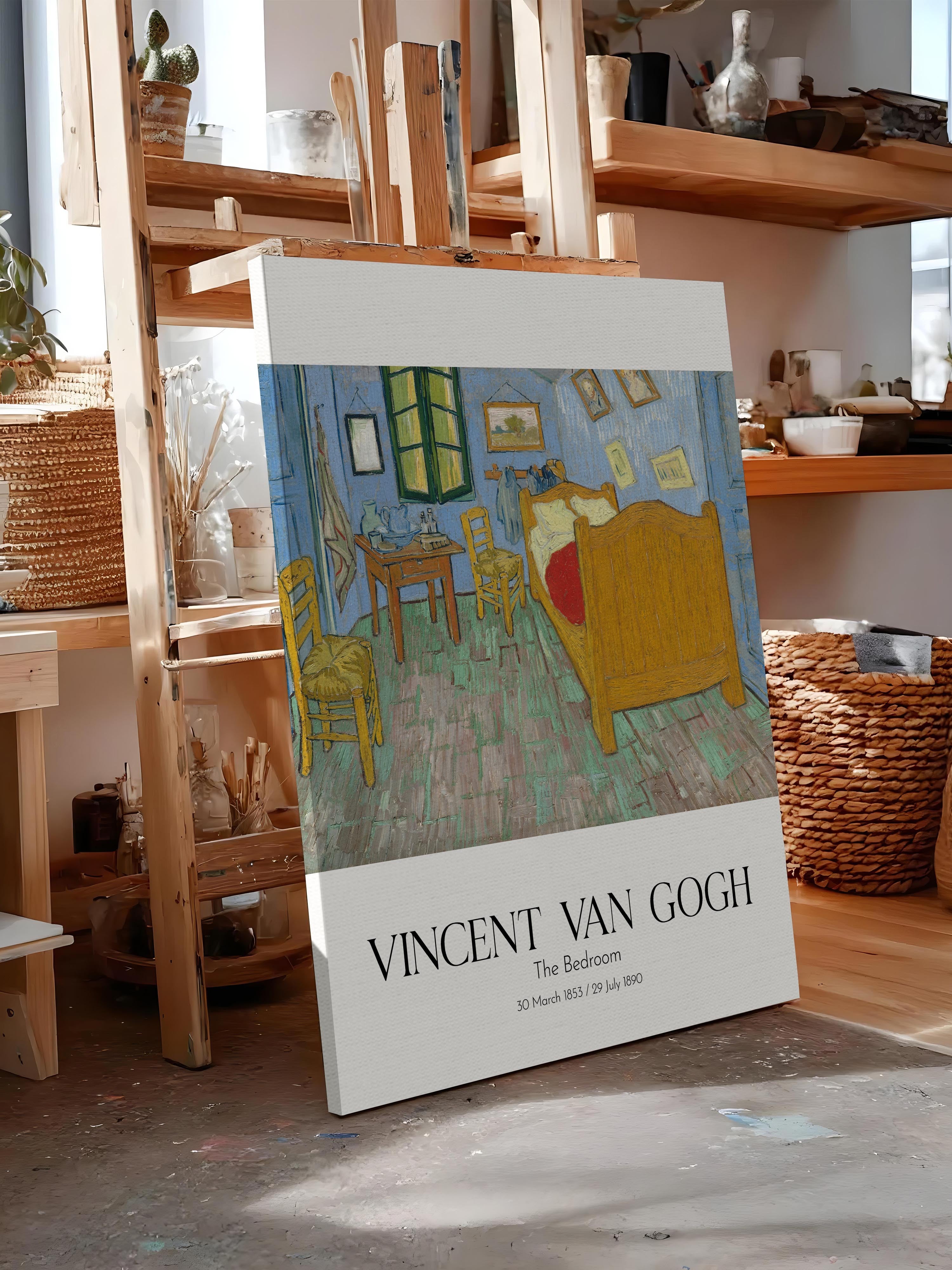 Vincent Van Gogh - The Bedroom, Kanvas Tablo, Sanat Serisi NO:110621