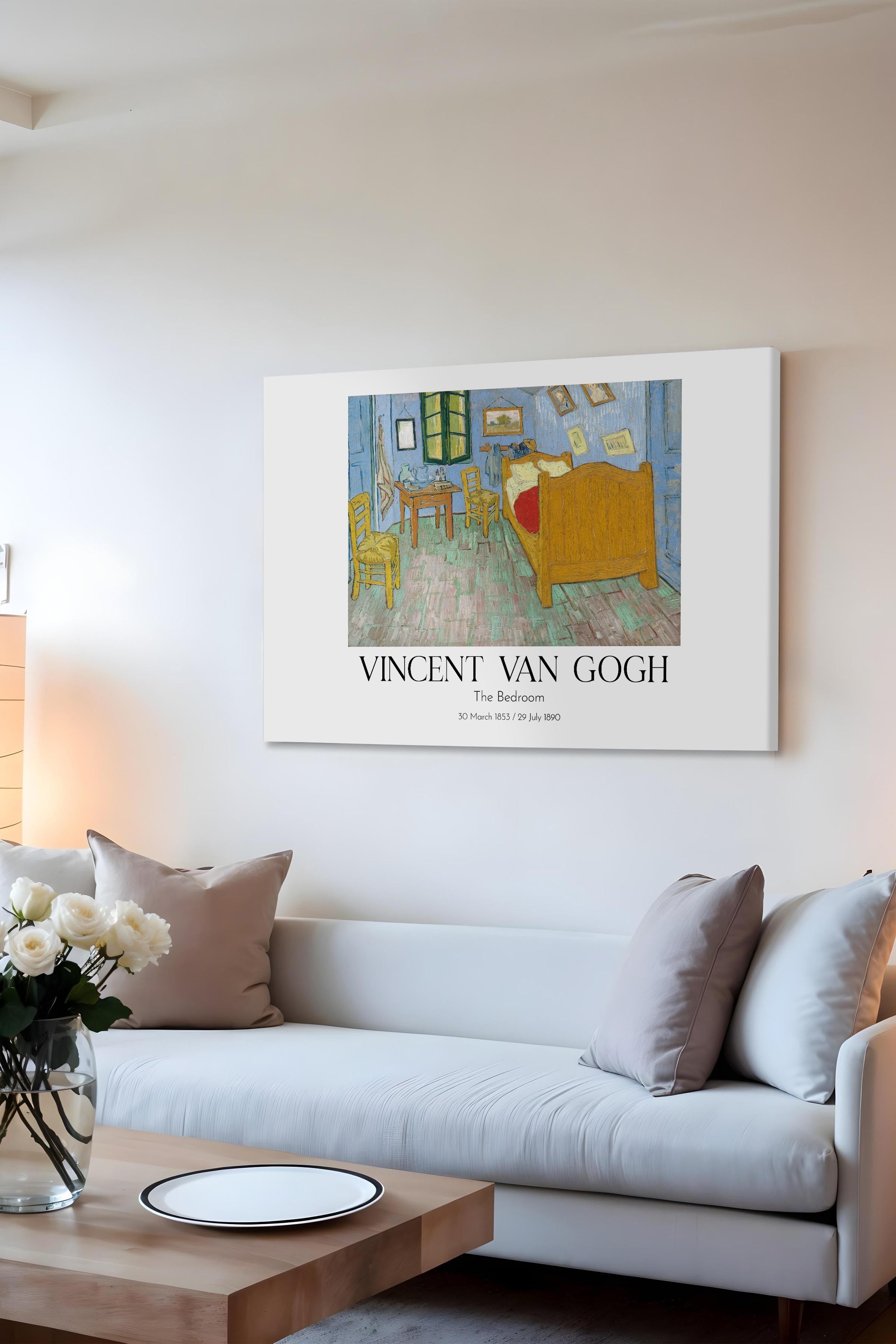 Vincent Van Gogh - The Bedroom, Kanvas Tablo, Sanat Serisi NO:110640