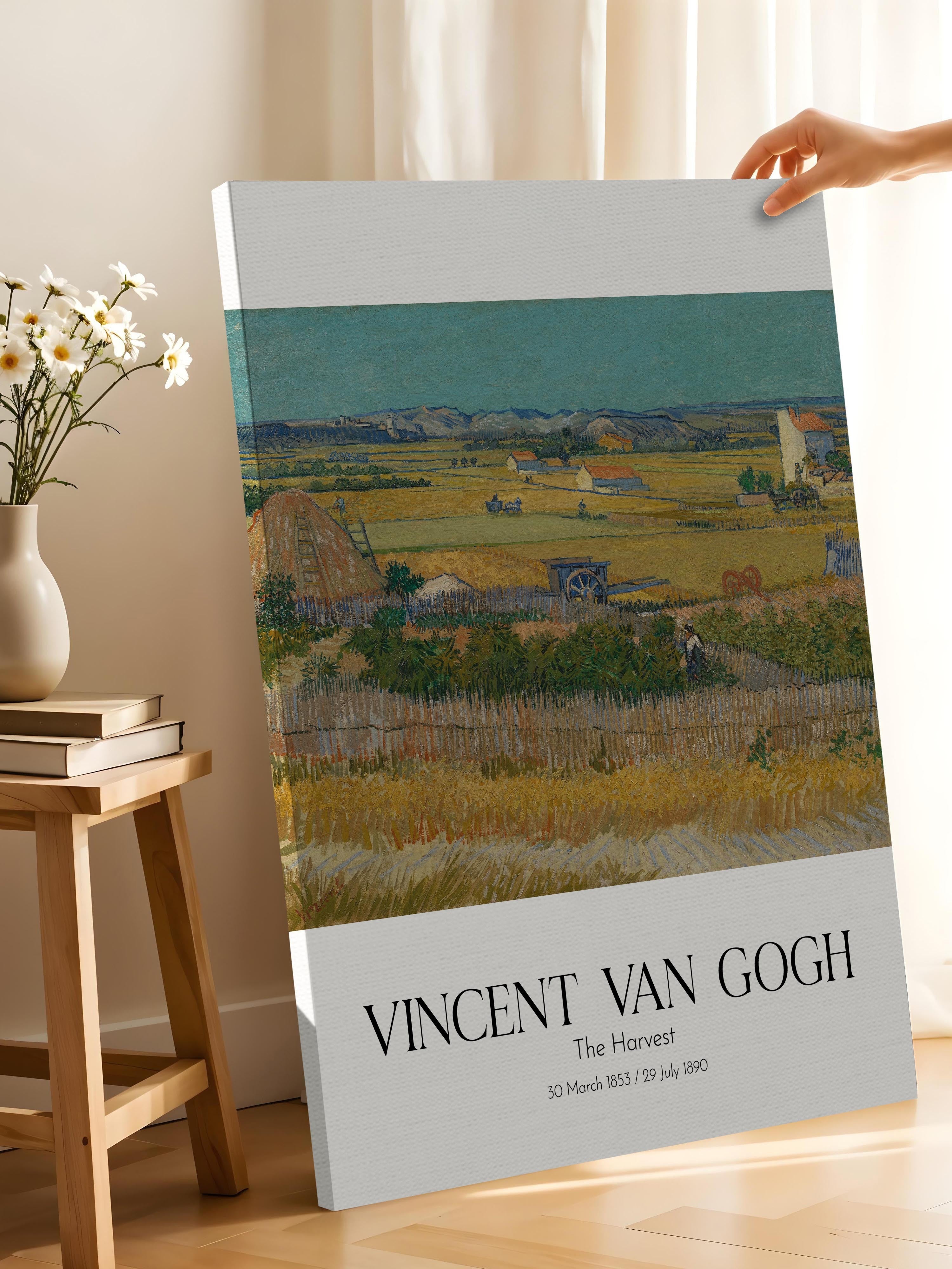 Vincent Van Gogh - The Harvest, Kanvas Tablo, Sanat Serisi NO:110623