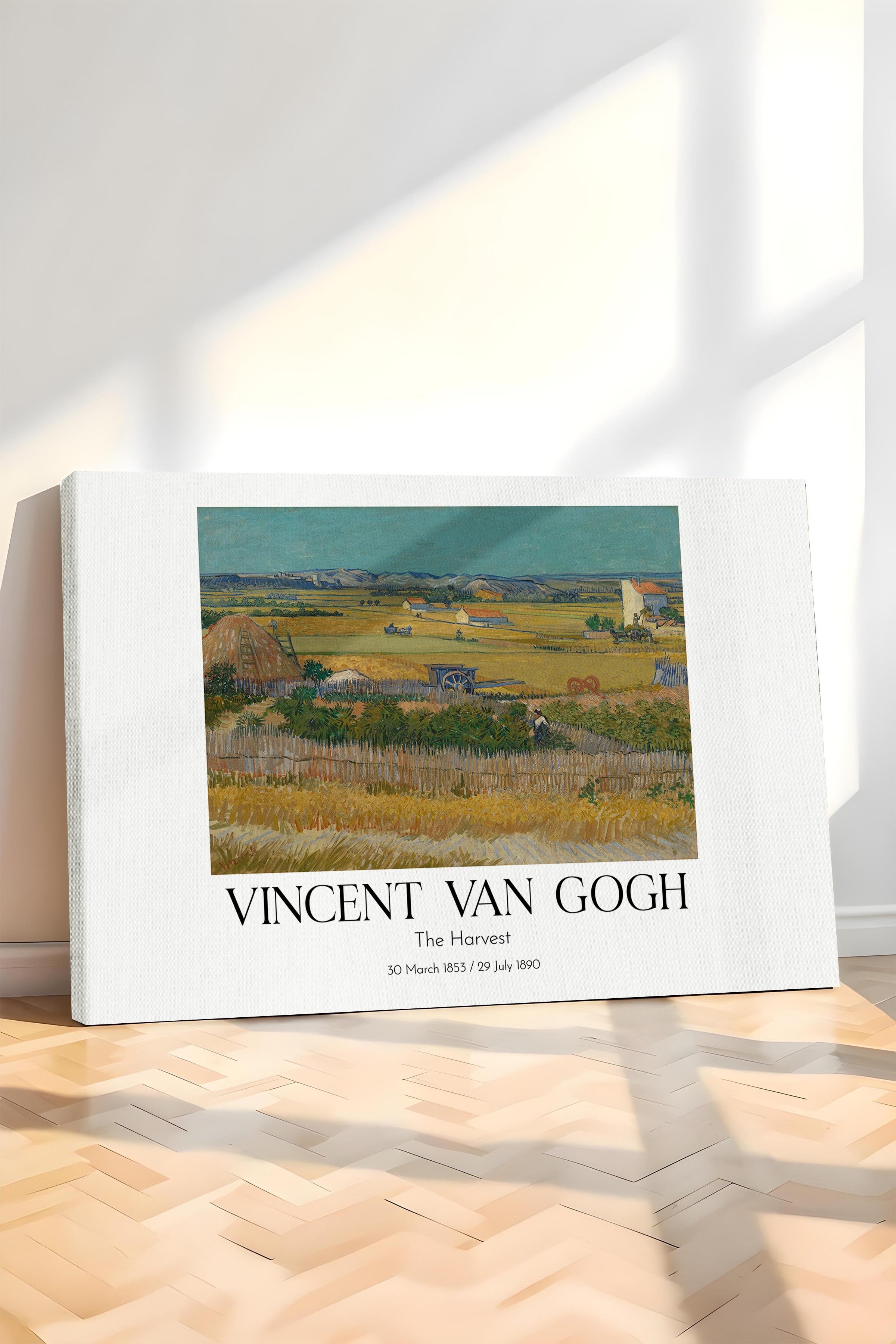 Vincent Van Gogh - The Harvest, Kanvas Tablo, Sanat Serisi NO:110641