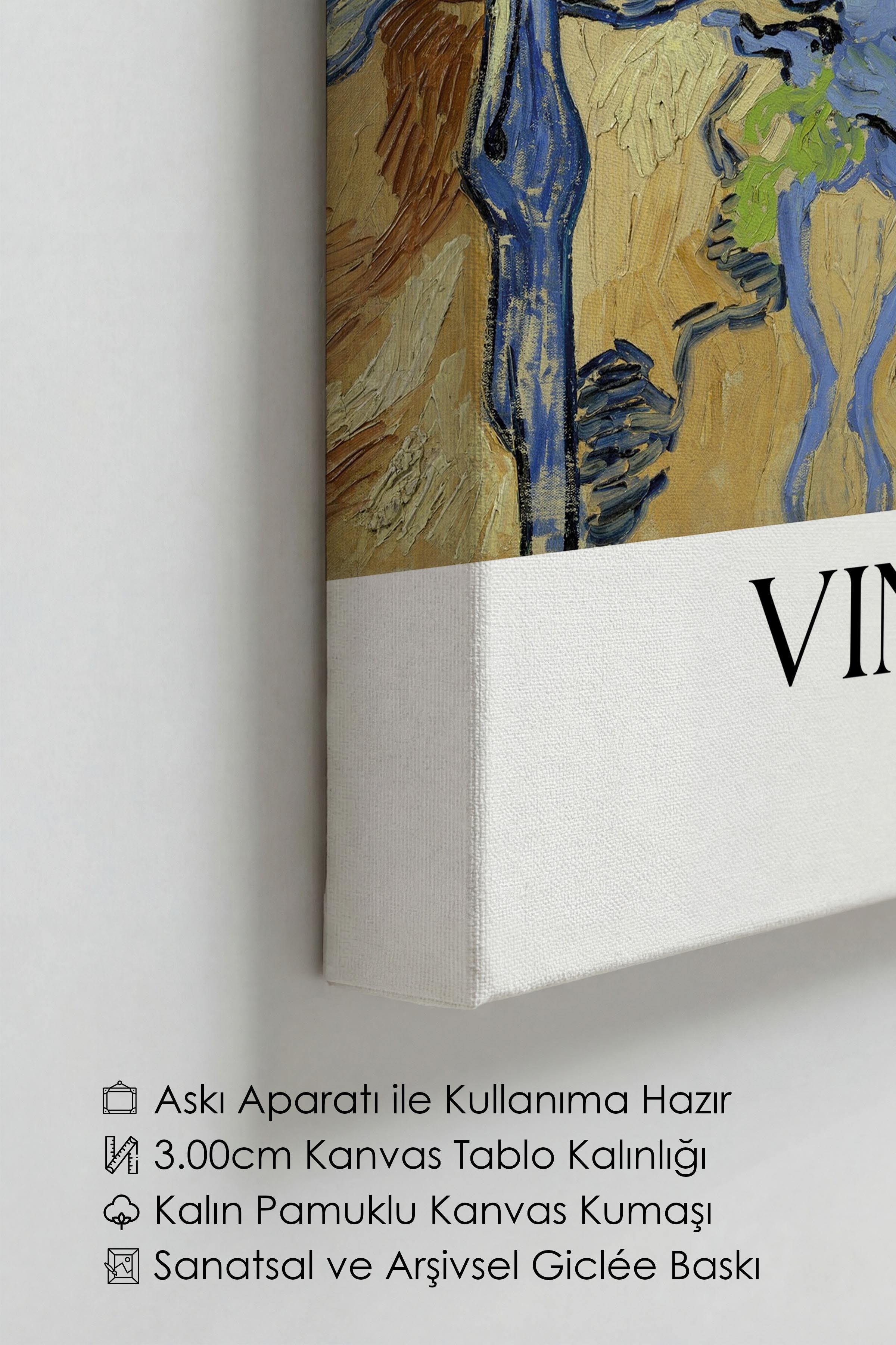 Vincent Van Gogh - Tree-Roots, Kanvas Tablo, Sanat Serisi NO:110643