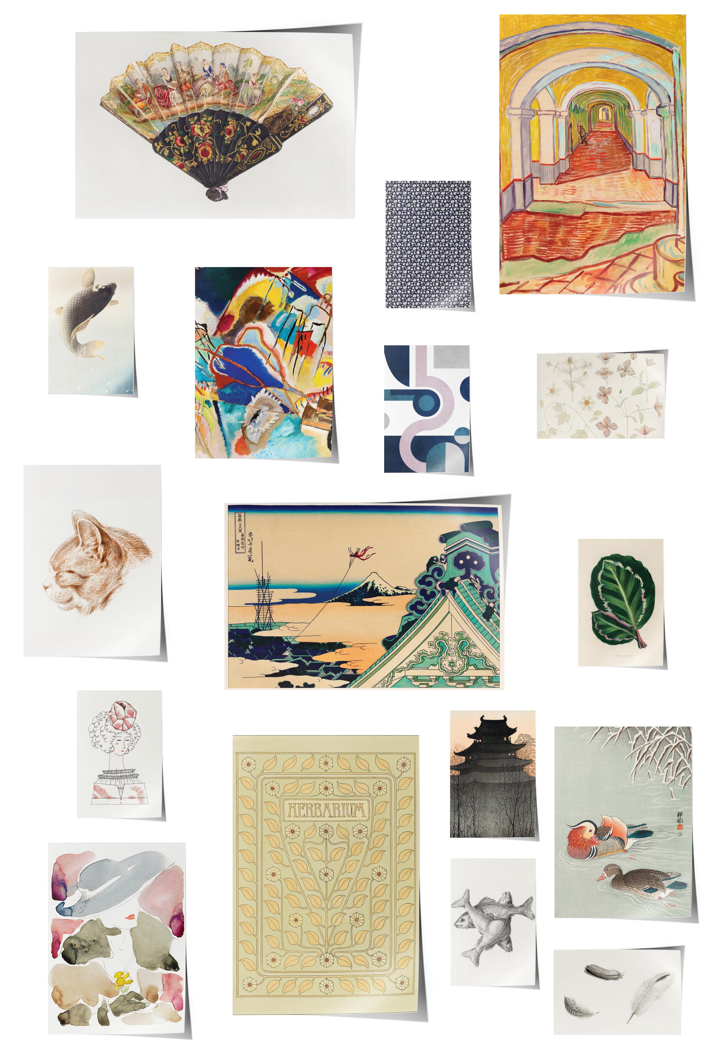 Vintage Duvar Poster Seti - 17 Adet Vintage Poster - Ev ve Ofis Duvar Tablosu - Çerçevesiz Poster