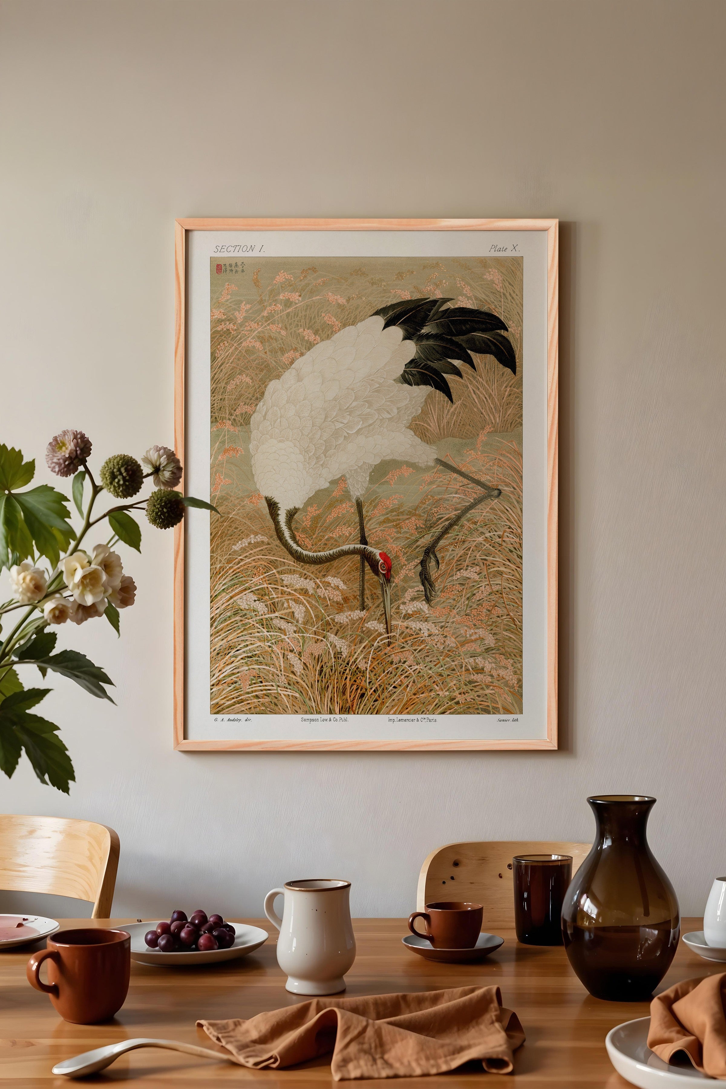 Vintage Tablo, Ahşap Çerçeveli Poster, Vintage Duvar Dekoru