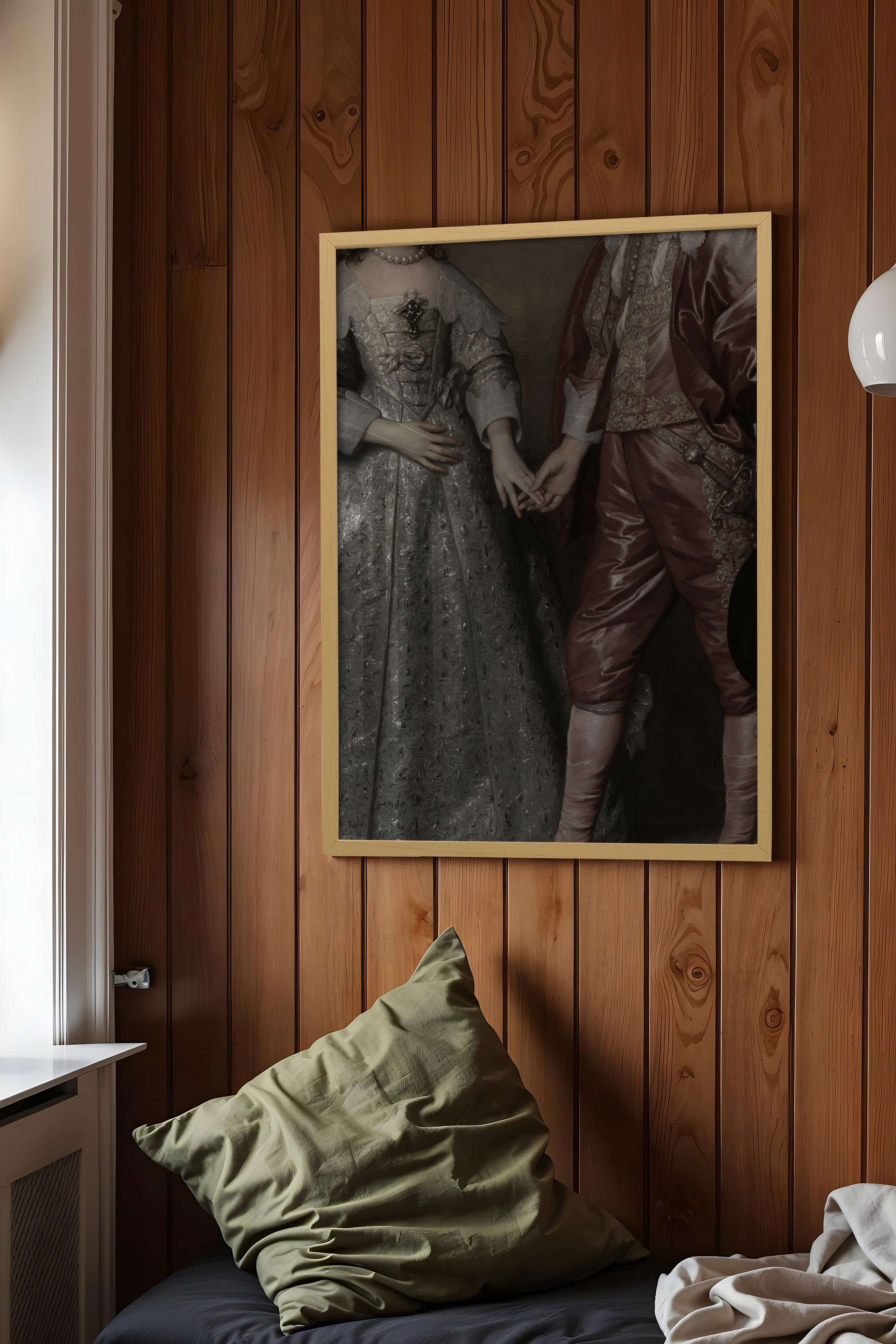 Vintage Tablo, Bej Çerçeveli Poster, Vintage Duvar Dekoru
