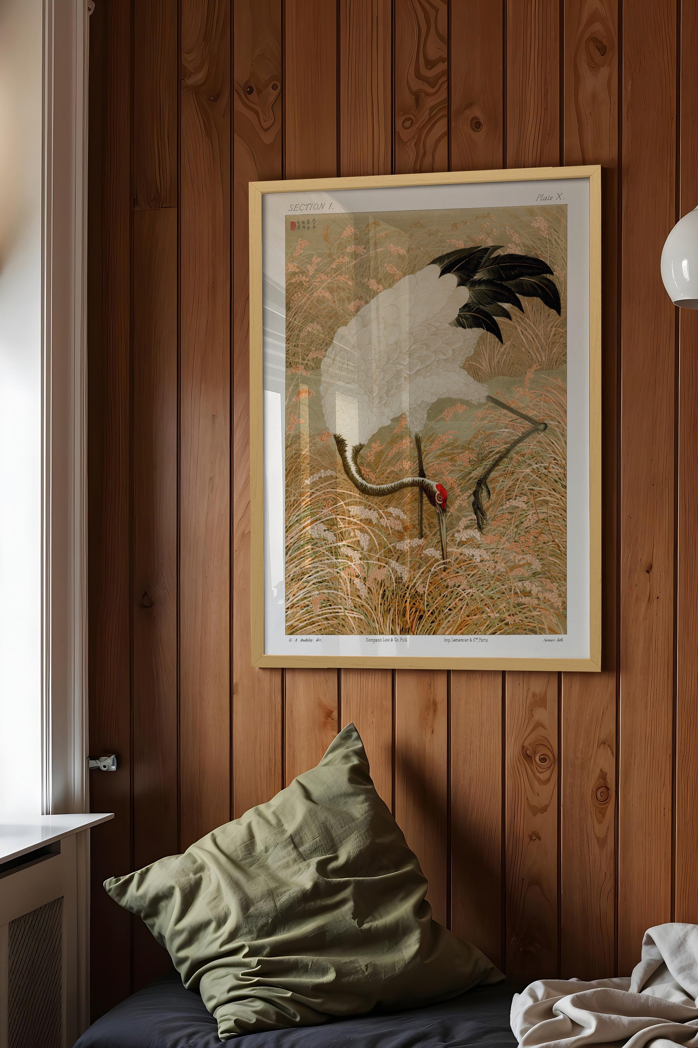 Vintage Tablo, Bej Çerçeveli Poster, Vintage Duvar Dekoru