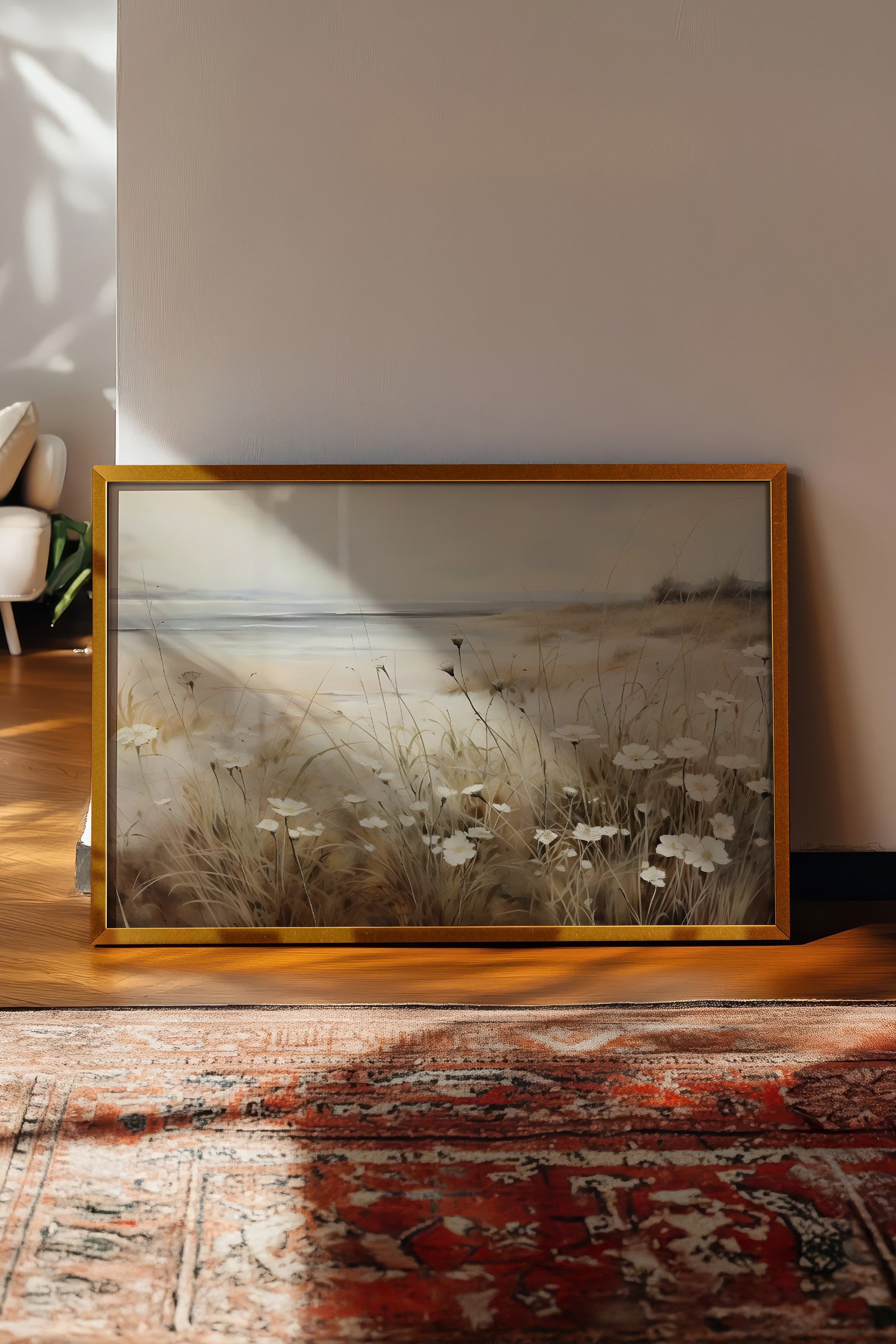 Vintage Tablo, Gold Çerçeveli Poster, Vintage Duvar Dekoru