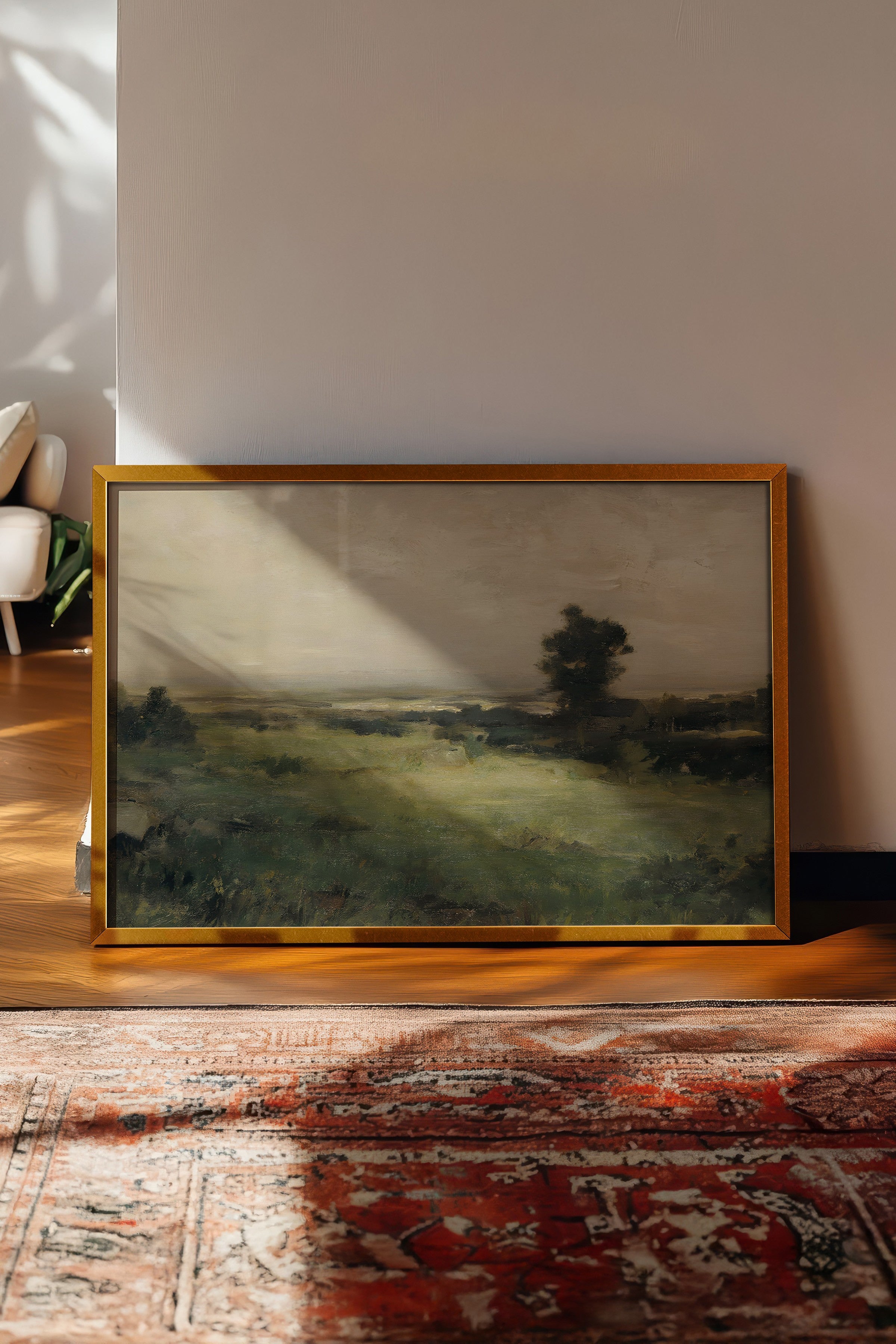 Vintage Tablo, Gold Çerçeveli Poster, Vintage Duvar Dekoru